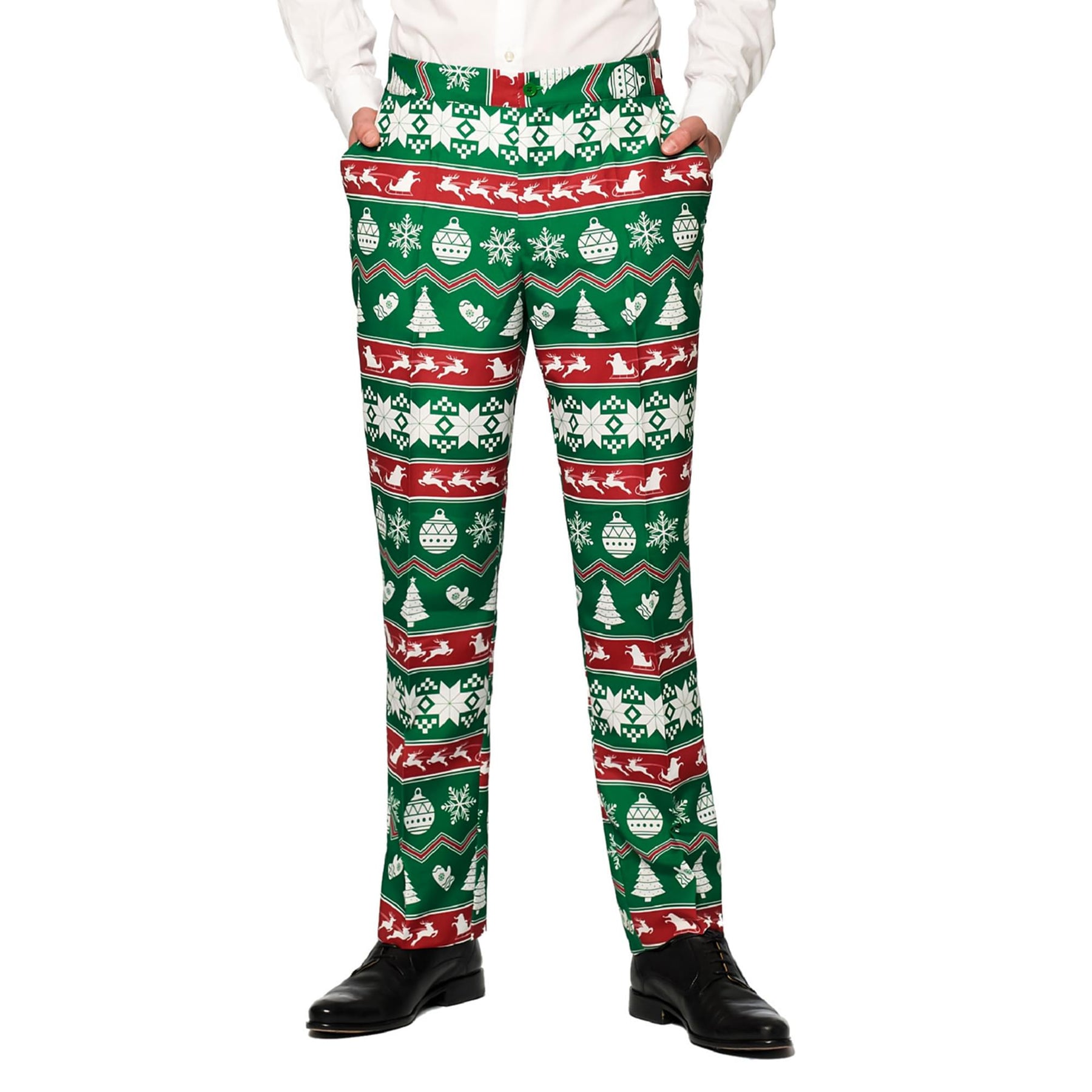Green Nordic Christmas Men's Suitmeister