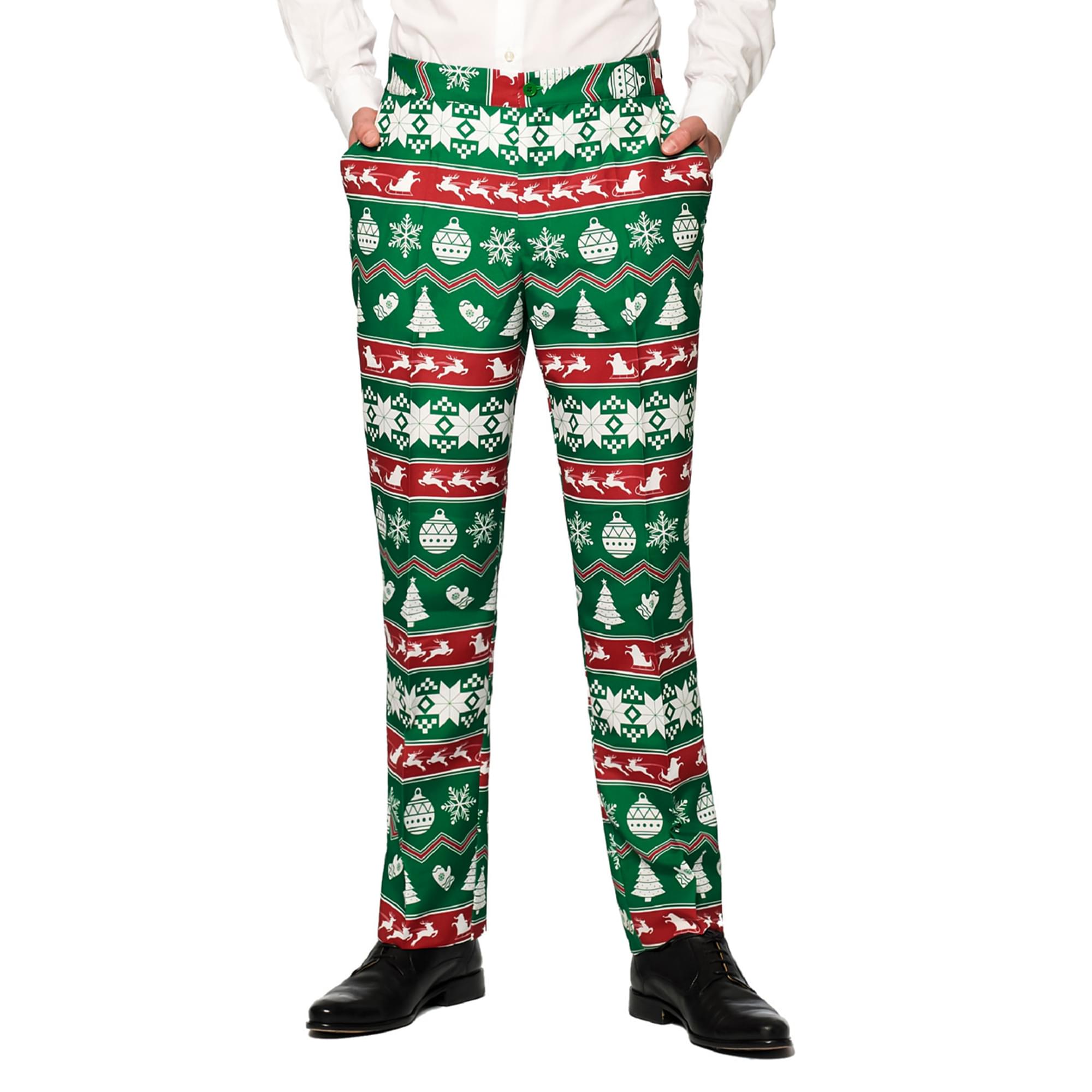 Green Nordic Christmas Men's Suitmeister