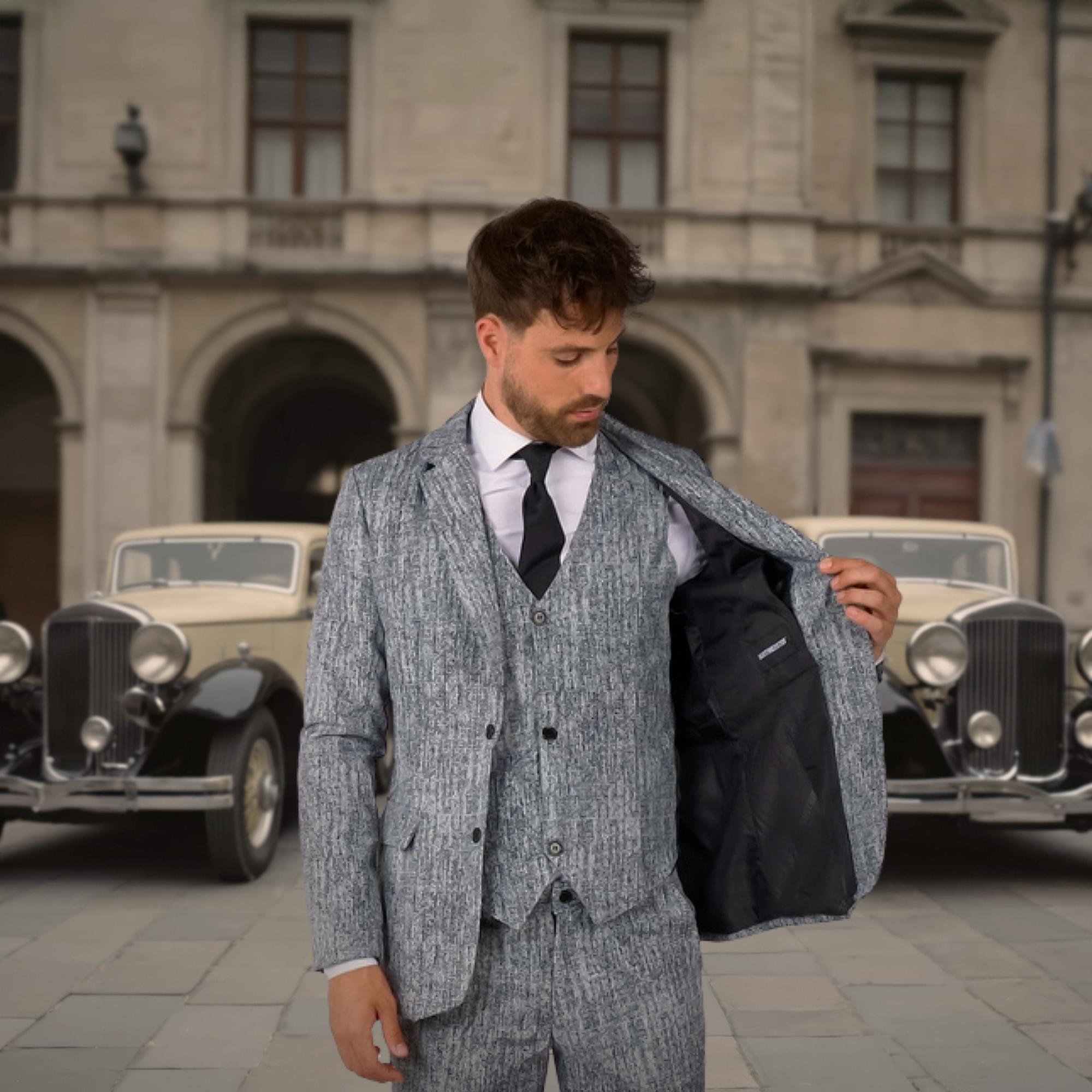 20's Gangster Grey Suitmeister
