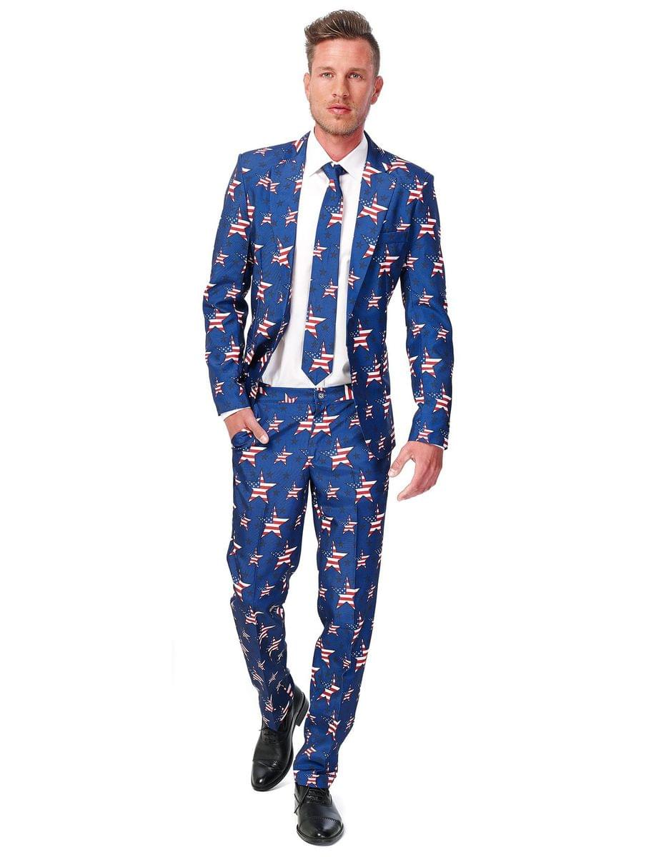Basic Stars & Stripes SuitMeister Men's Costume Suit