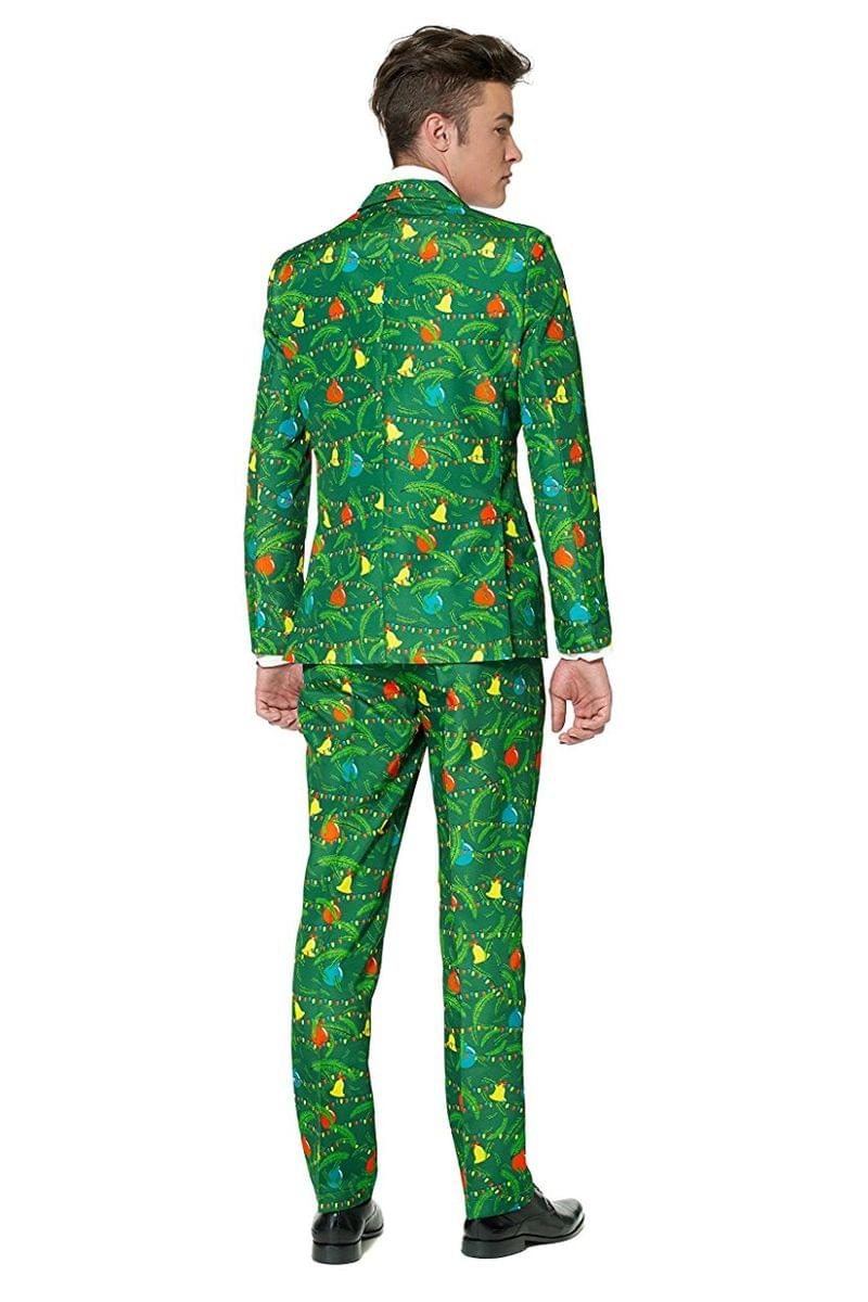Green Christmas Tree Men's Christmas Costume Suit