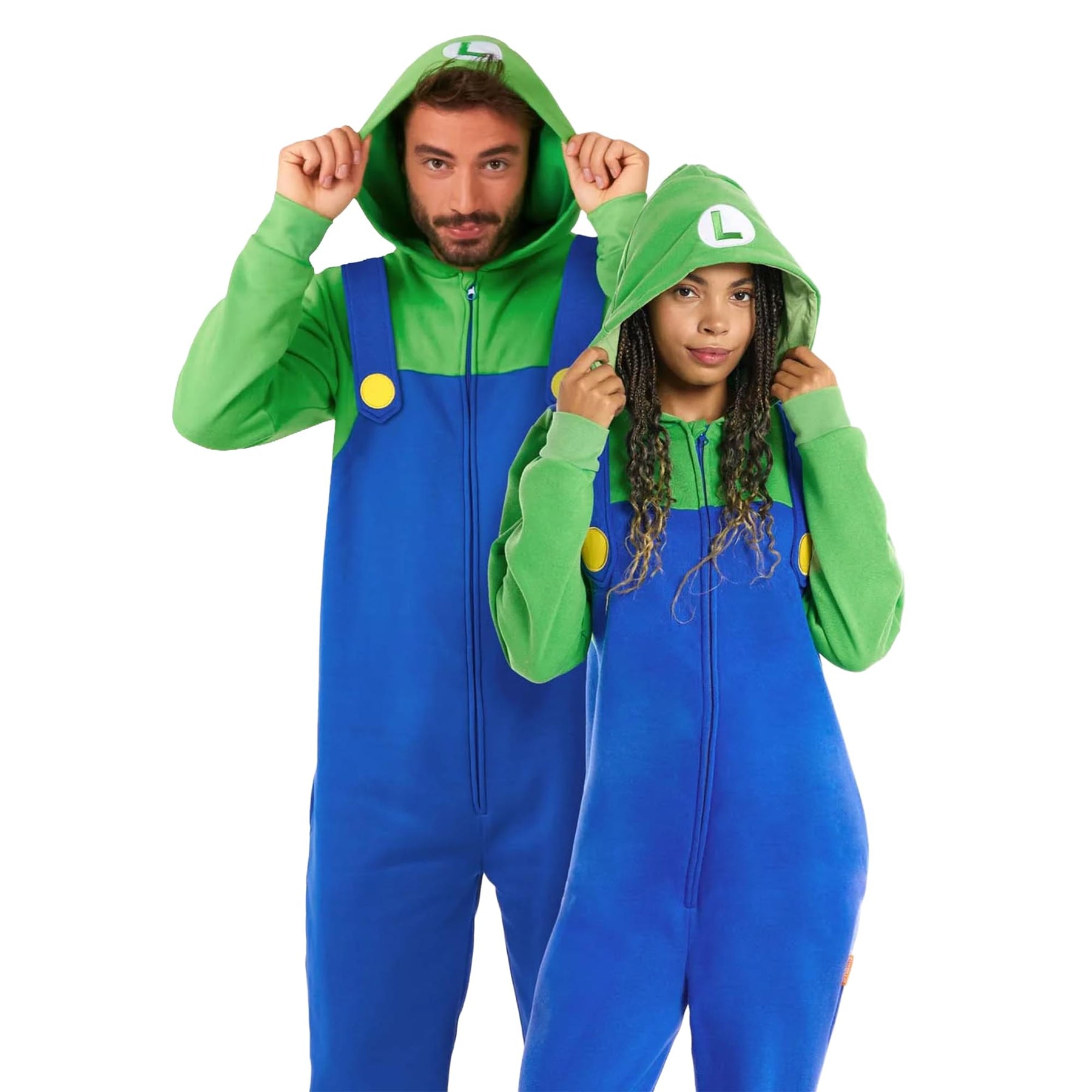 Nintendo Super Mario Luigi Adult Unisex Onesie | L