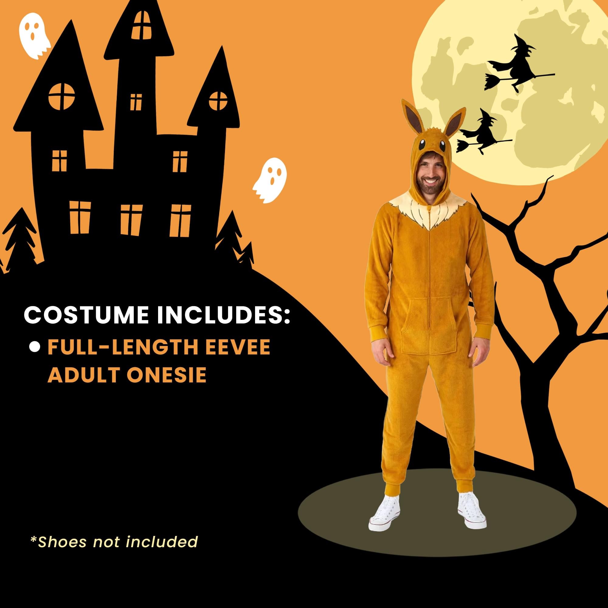 Pokemon Eevee Adult Unisex Onesie | M