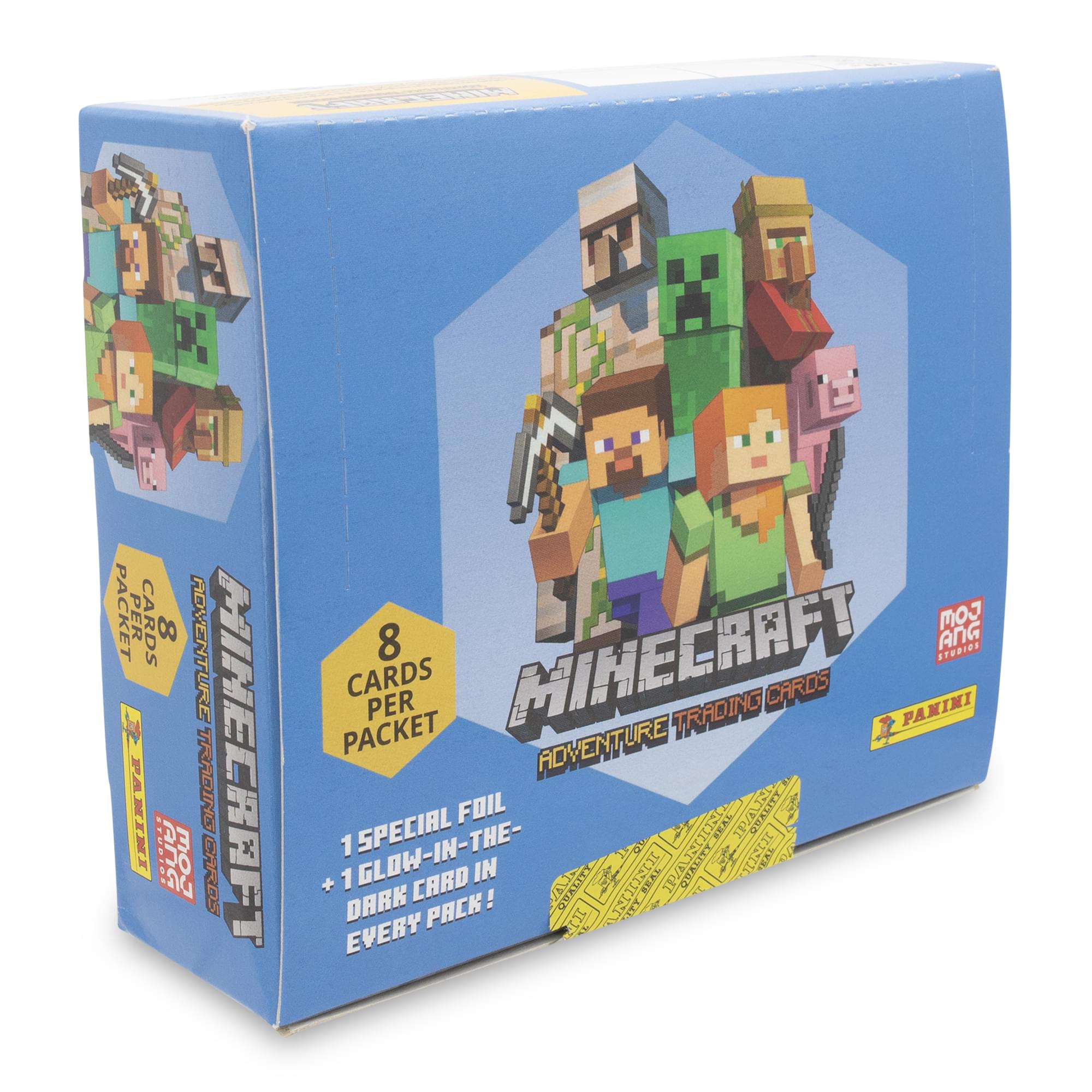 Minecraft Adventure Panini Trading Cards Box | 18 Packs