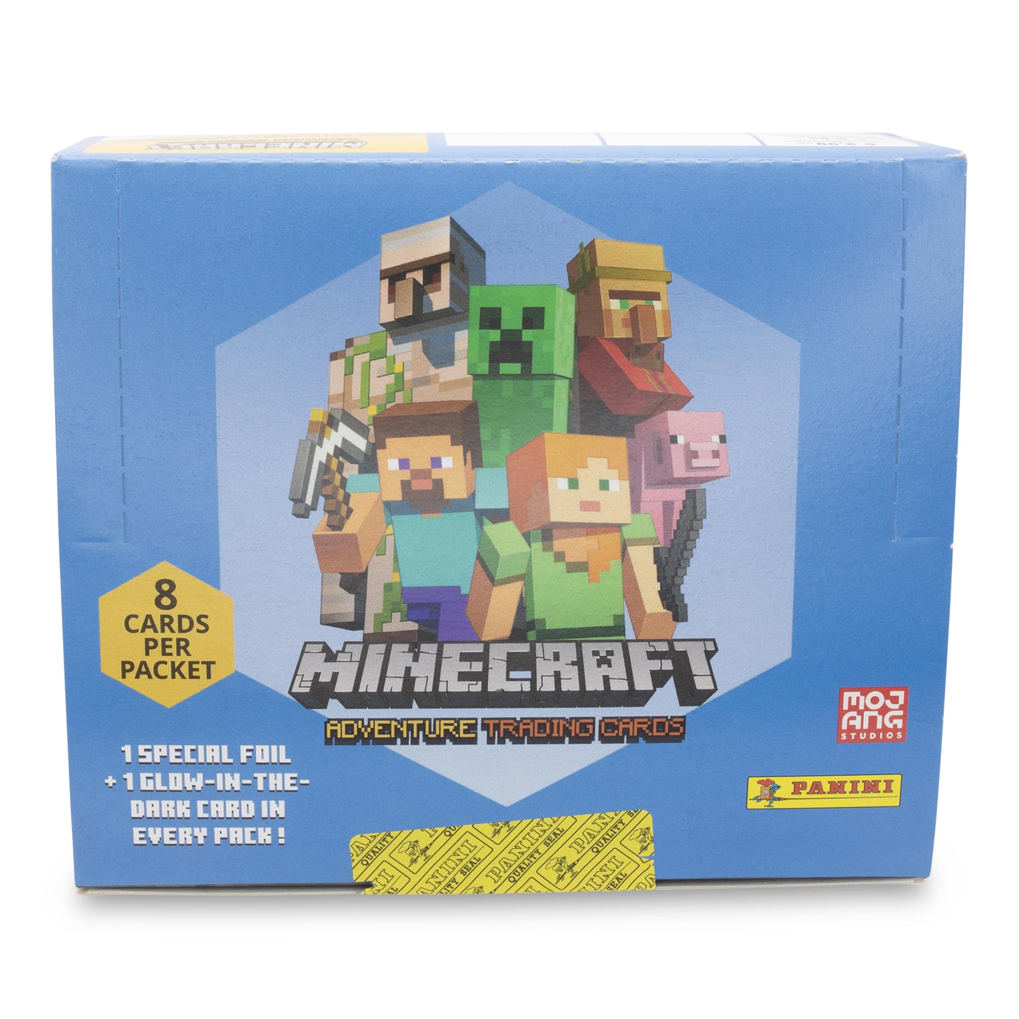 Minecraft Adventure Panini Trading Cards Box | 18 Packs