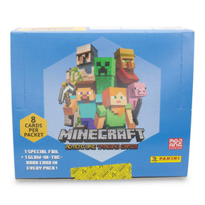 Minecraft Adventure Panini Trading Cards Box | 18 Packs