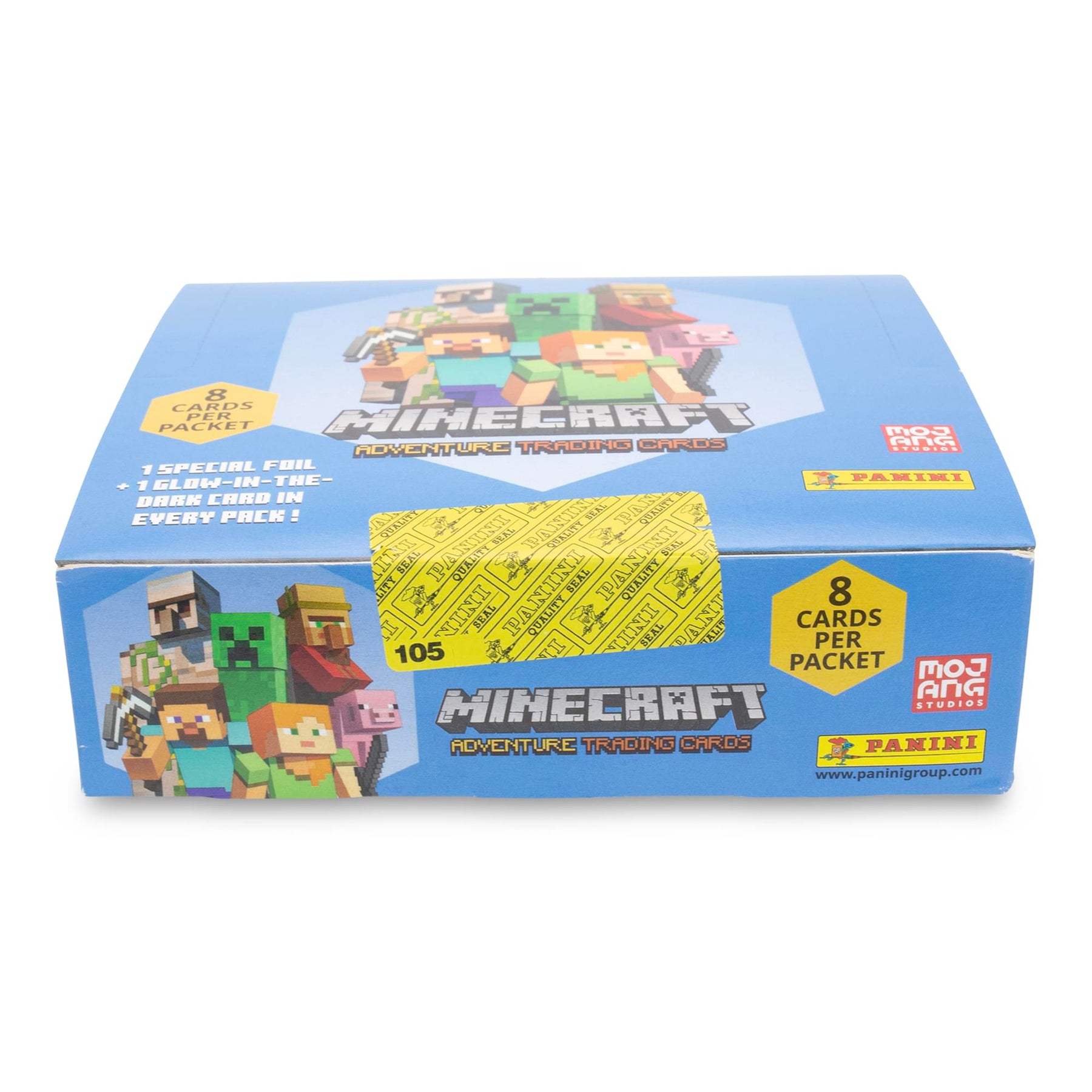 Minecraft Adventure Panini Trading Cards Box | 18 Packs