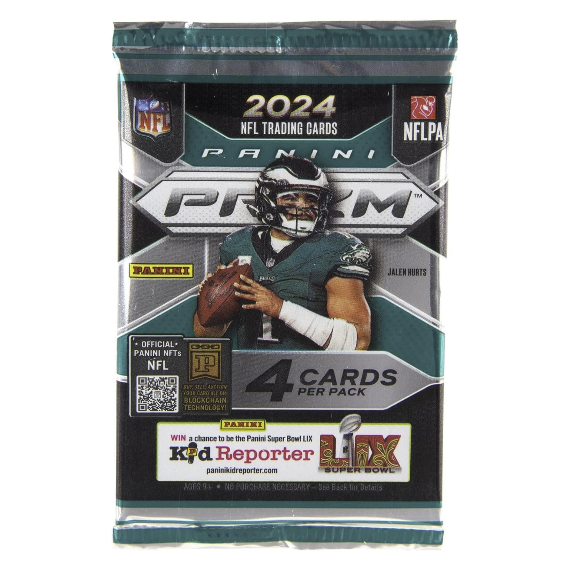 NFL 2024 Panini Prizm Football Retail Box | 96 Cards