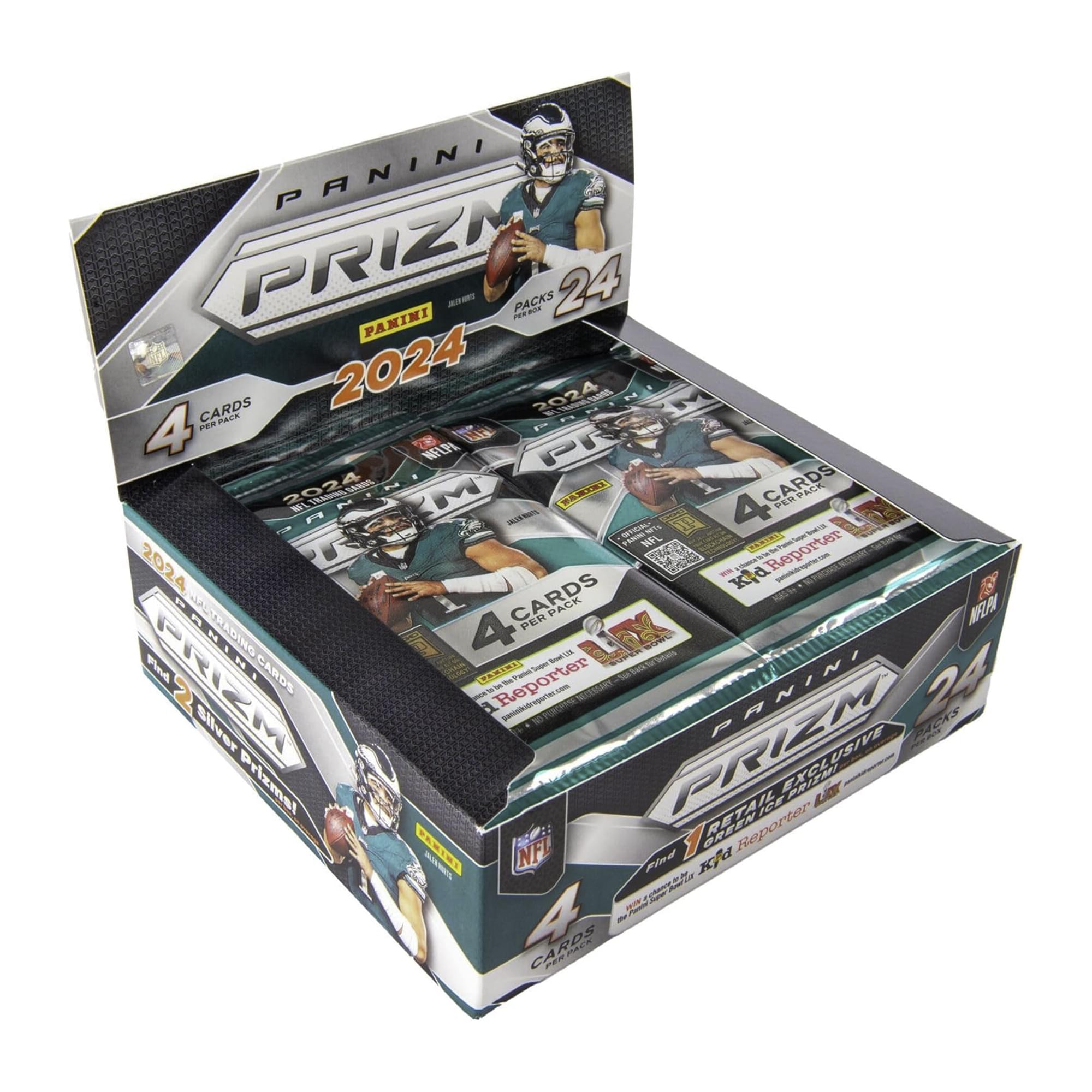 NFL 2024 Panini Prizm Football Retail Box | 96 Cards