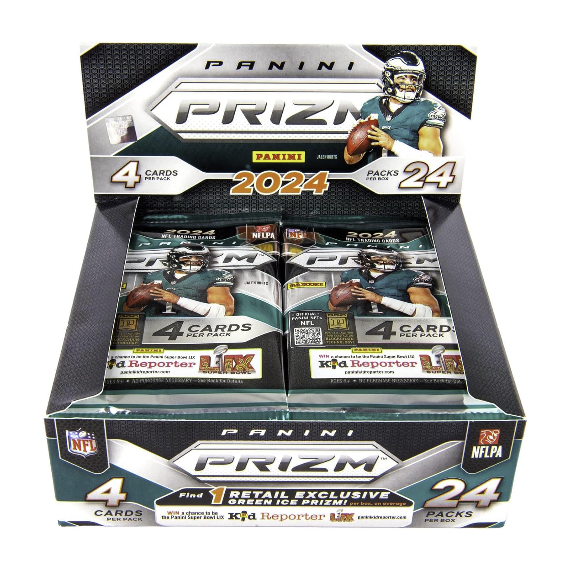 NFL 2024 Panini Prizm Football Retail Box | 96 Cards