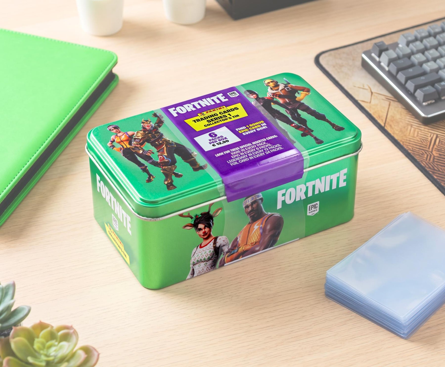 Fortnite Series 1 2019 Panini Trading Cards Sealed Tin | 6 Packs
