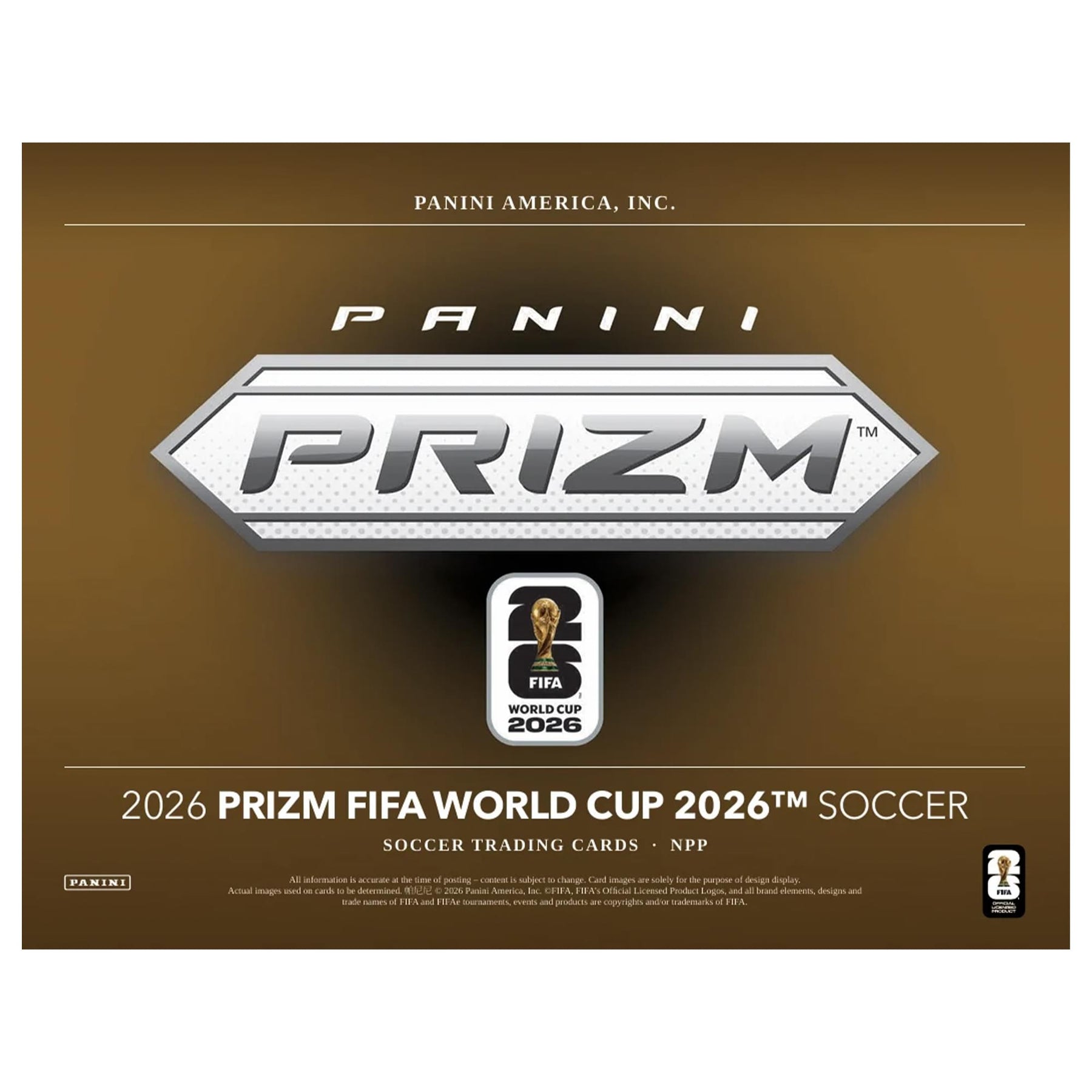 2026 Panini Prizm World Cup Soccer Mega Box | 6 Packs