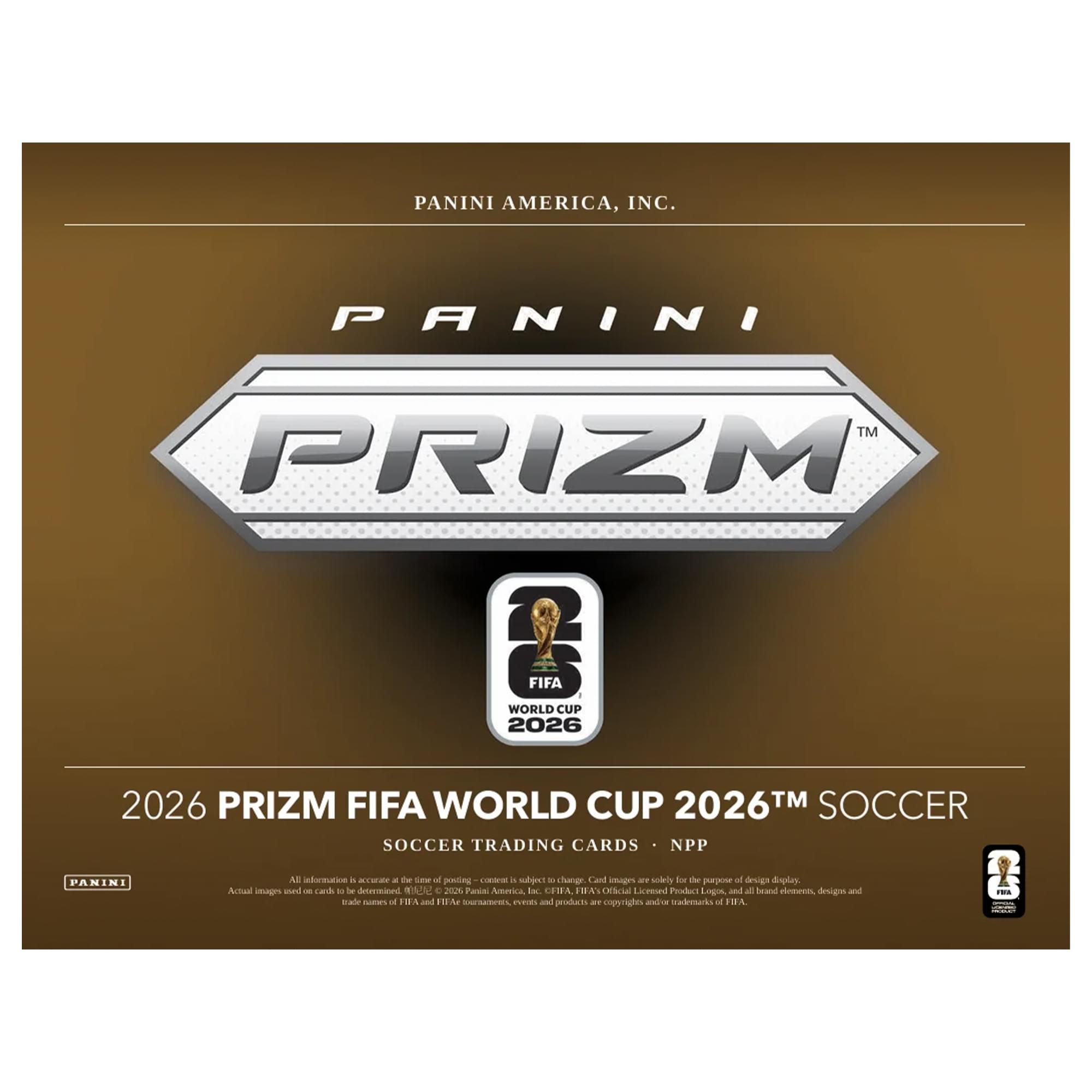 2026 Panini Prizm World Cup Soccer Mega Box | 6 Packs