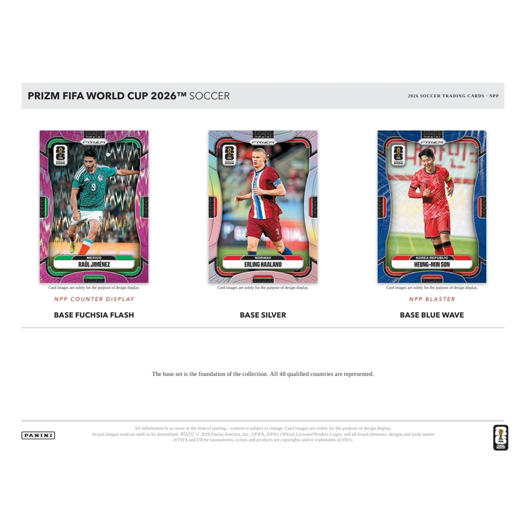 2026 Panini Prizm World Cup Soccer Mega Box | 6 Packs