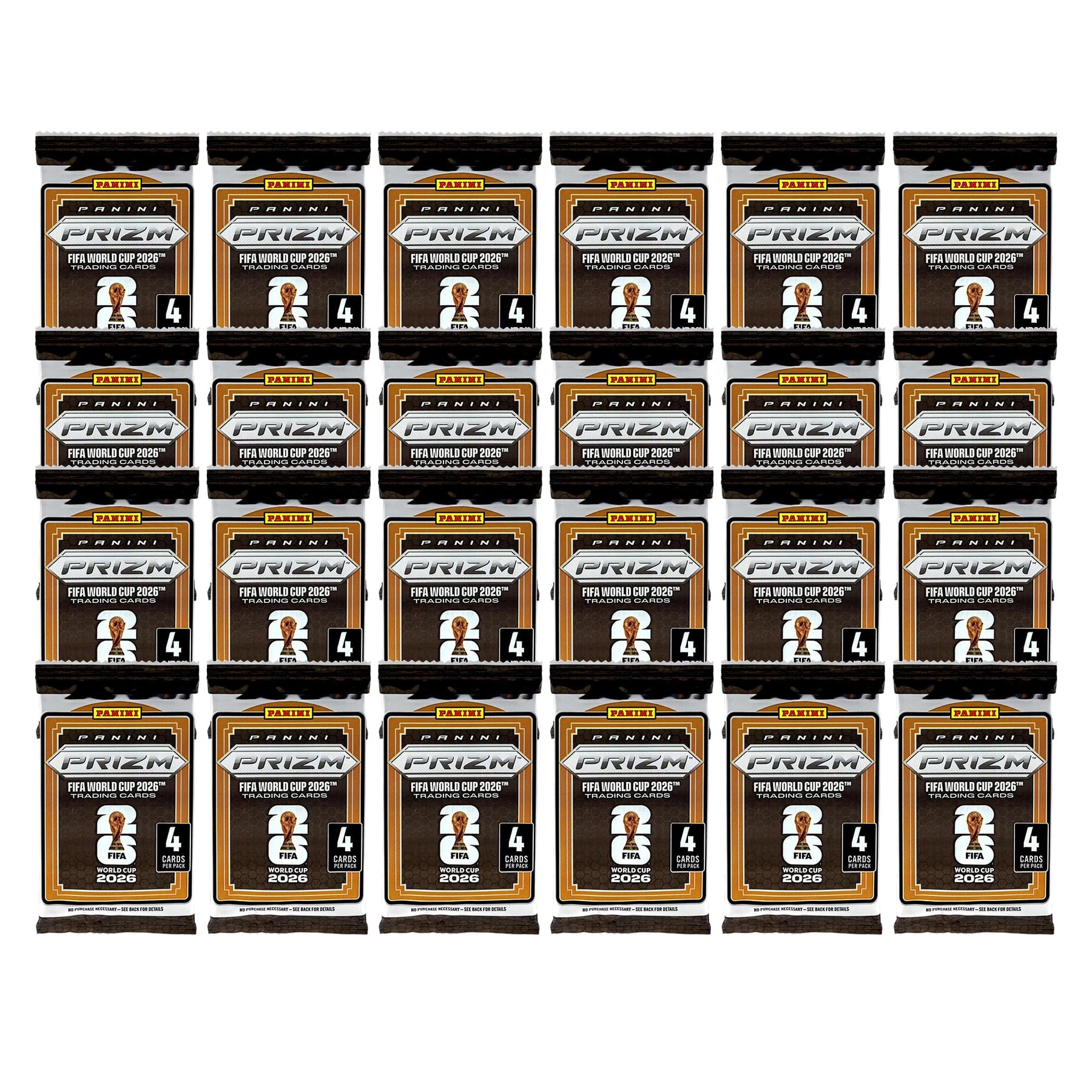 World Cup Soccer 2026 Panini Prizm Retail Counter Display Box | 24 Packs