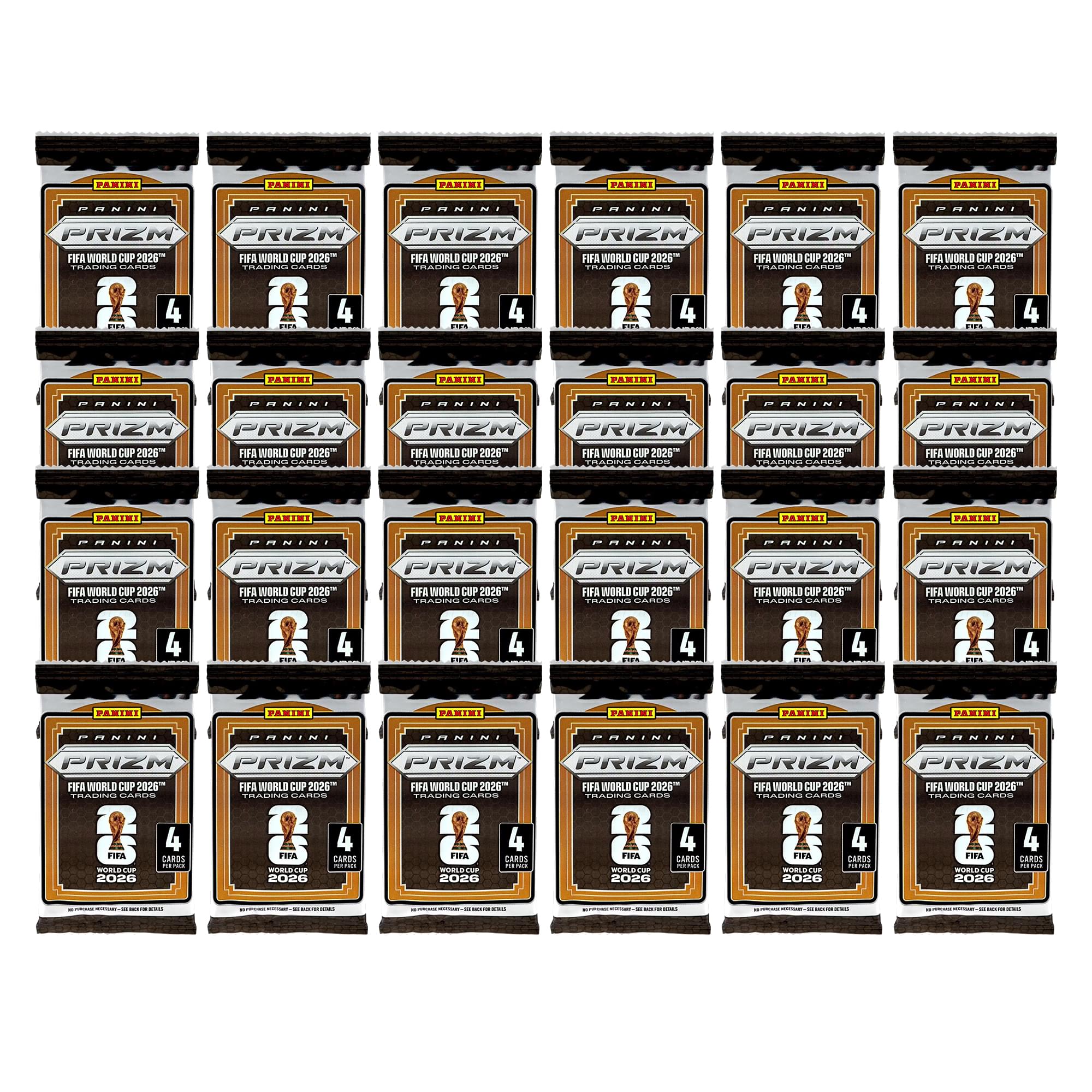 World Cup Soccer 2026 Panini Prizm Retail Counter Display Box | 24 Packs