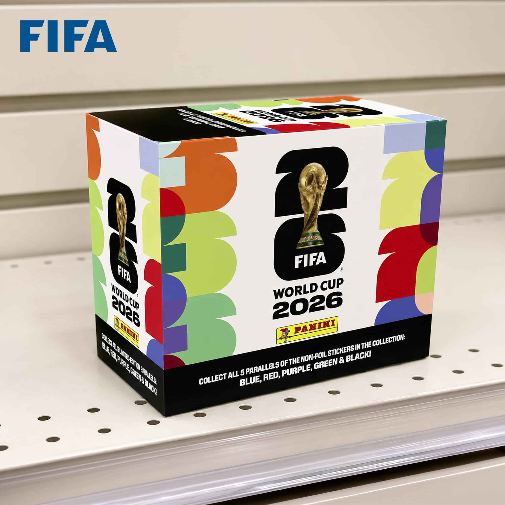 2026 Panini World Cup 25-Count Sticker Pack Refill Box
