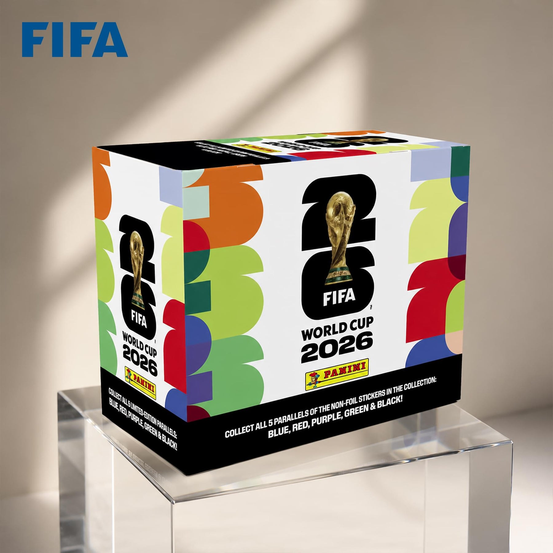 2026 Panini World Cup 25-Count Sticker Pack Refill Box