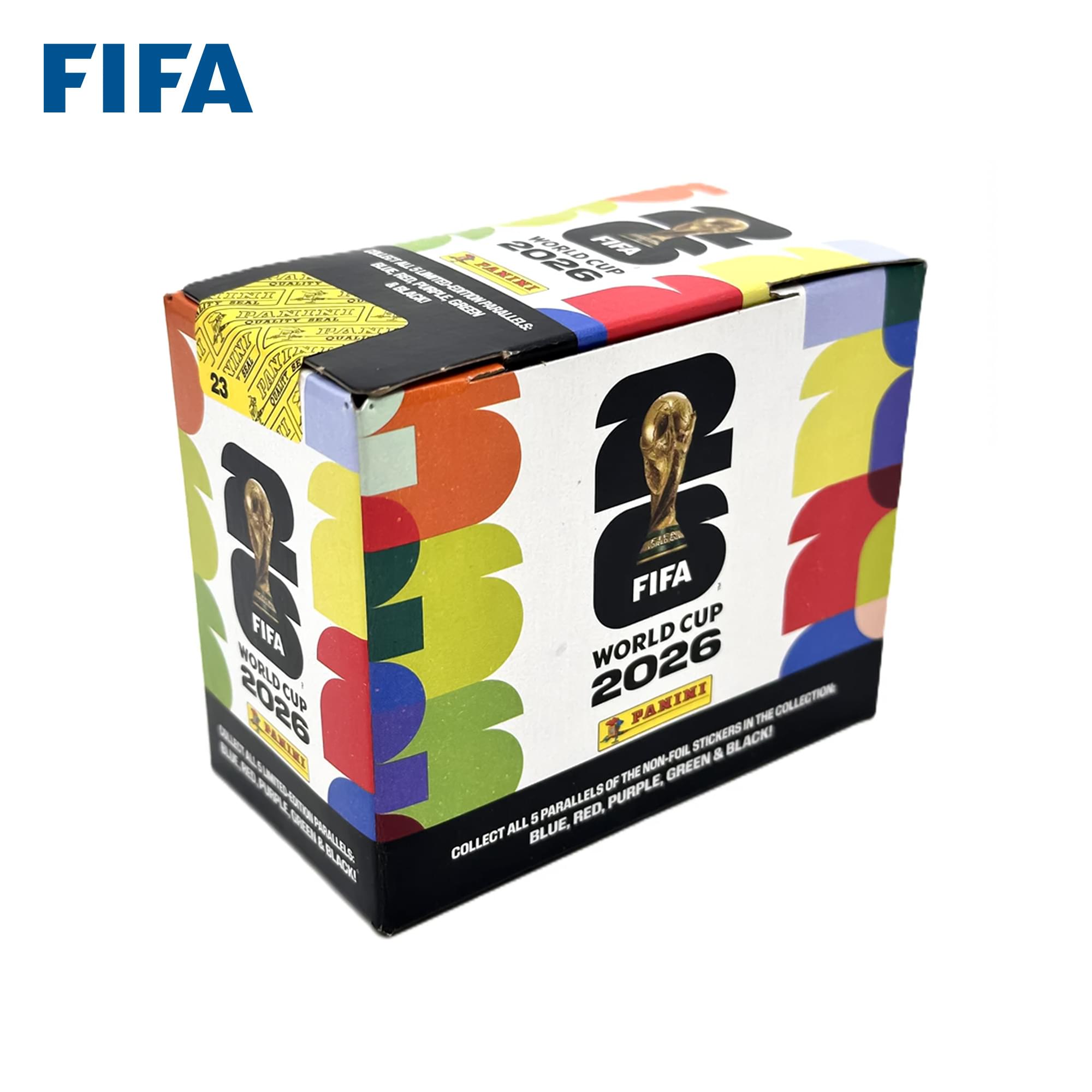 2026 Panini World Cup 25-Count Sticker Pack Refill Box