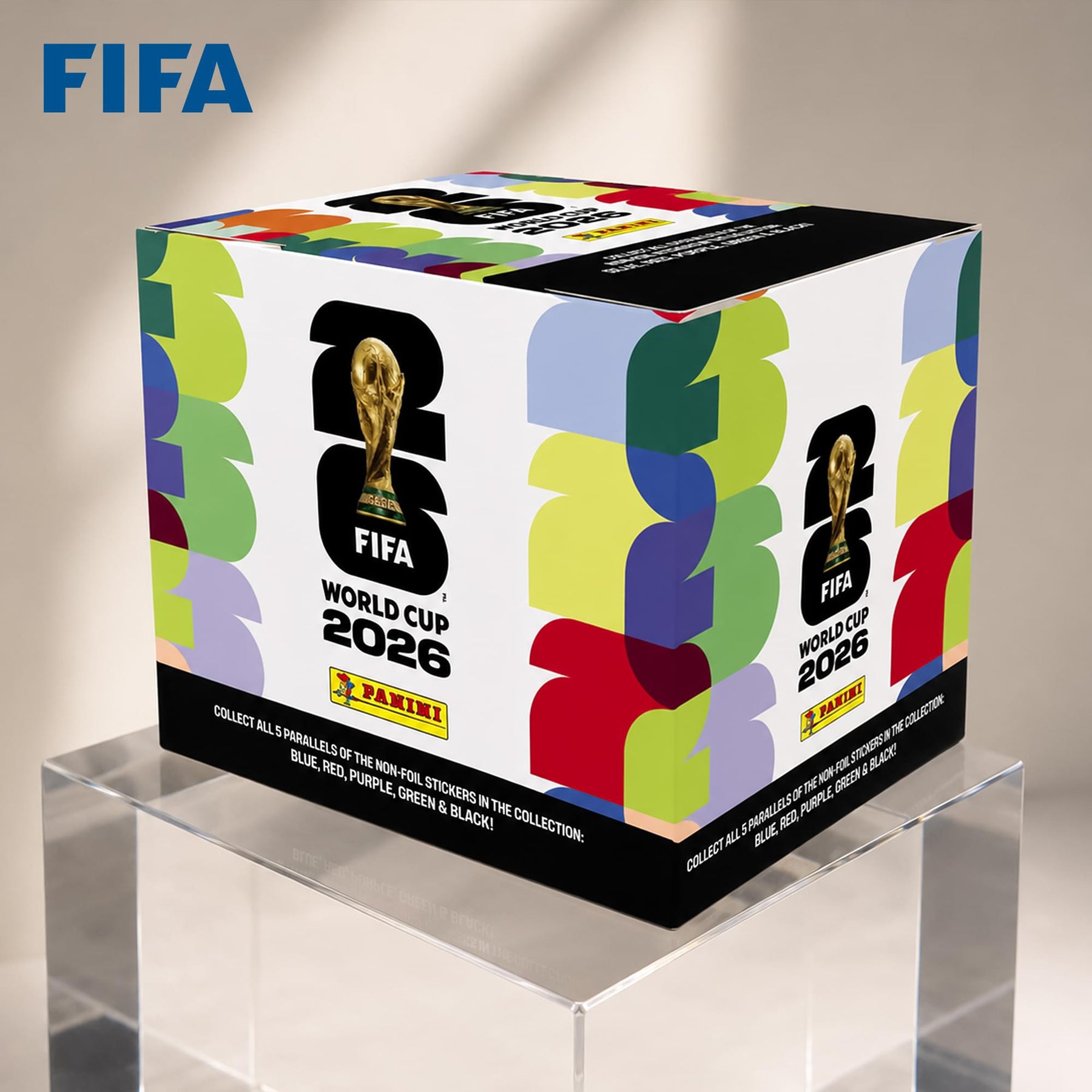 2026 Panini World Cup 50-Count Sticker Pack Refill Box
