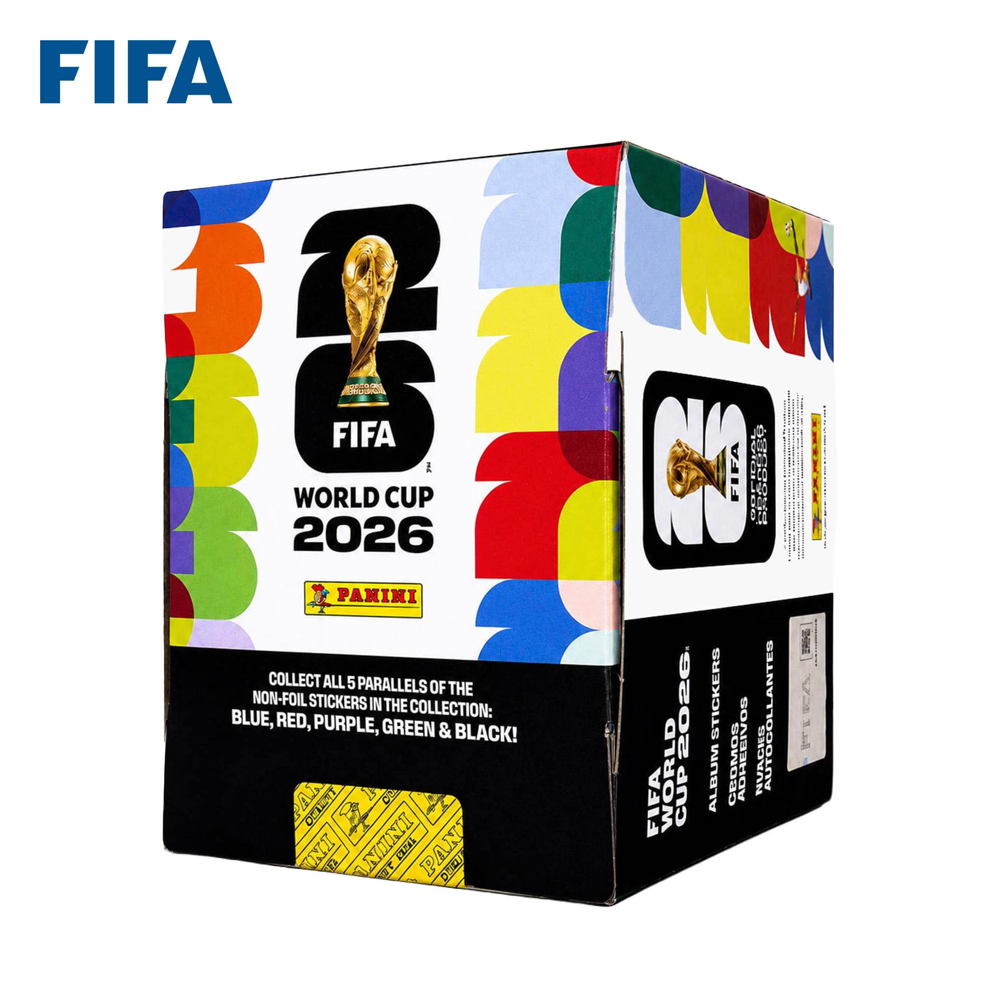2026 Panini World Cup 50-Count Sticker Pack Refill Box