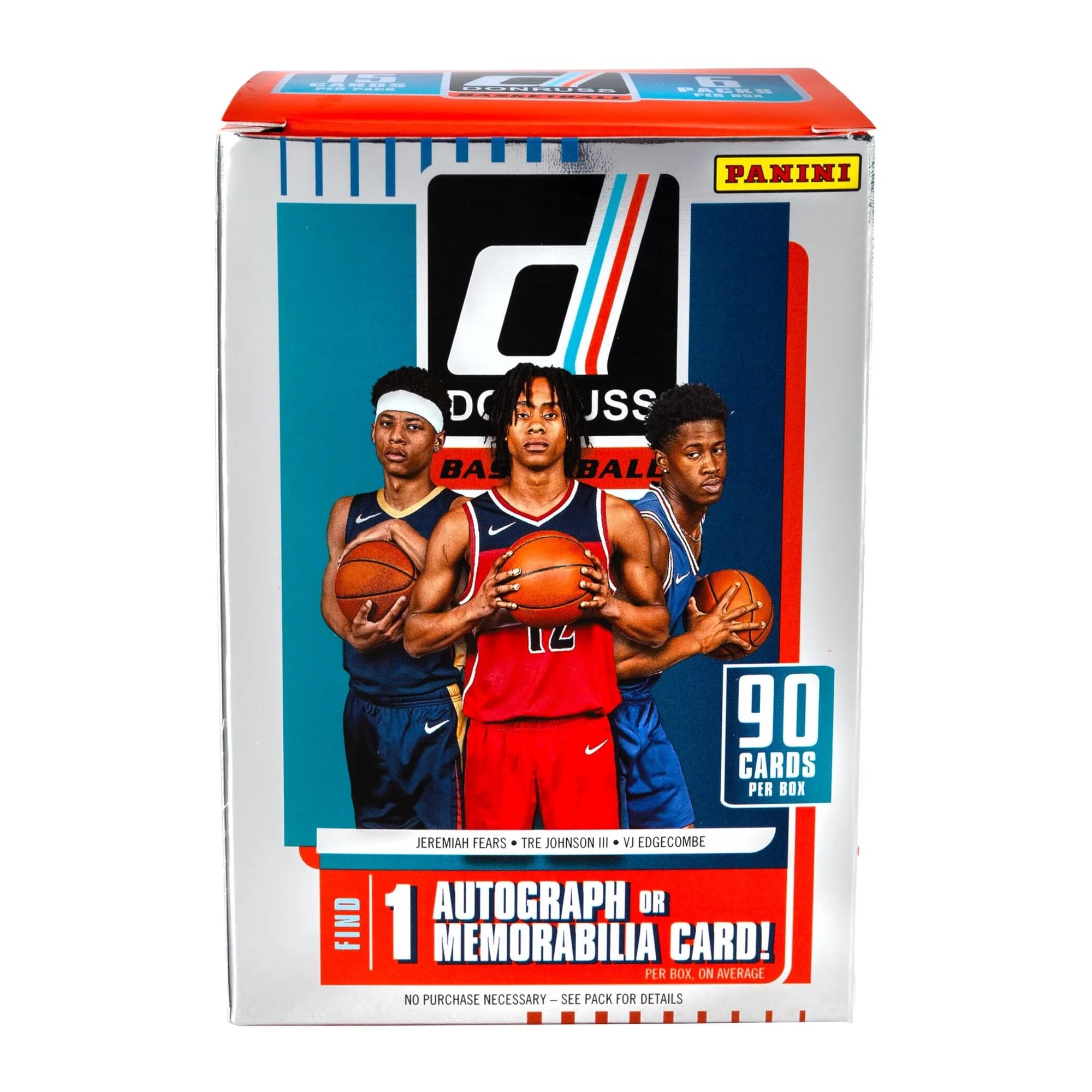 NBA 2025-2026 Donruss Basketball Blaster Box | 90 Cards (6 Packs)