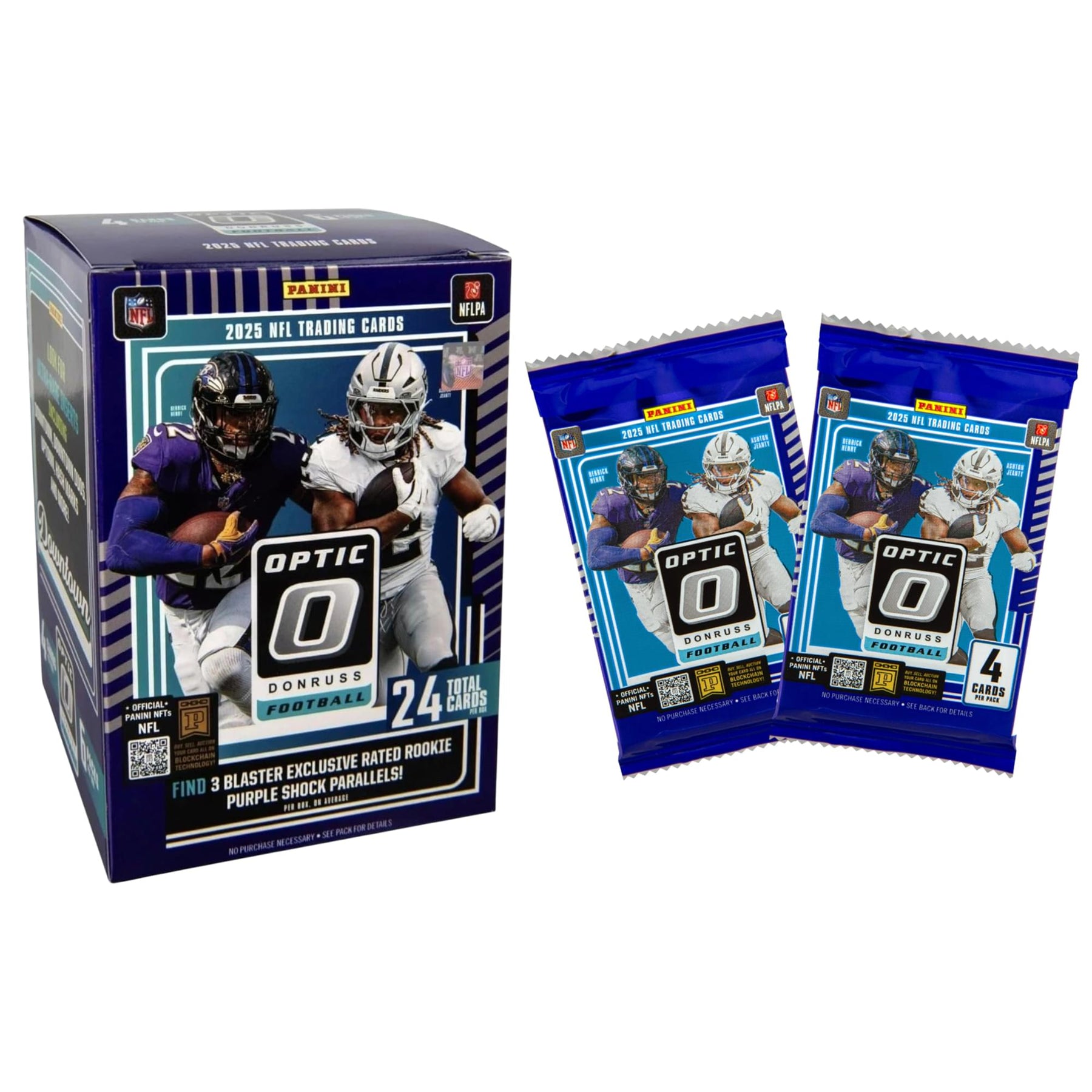 NFL 2025 Donruss Optic Football Blaster Box | 24 Cards