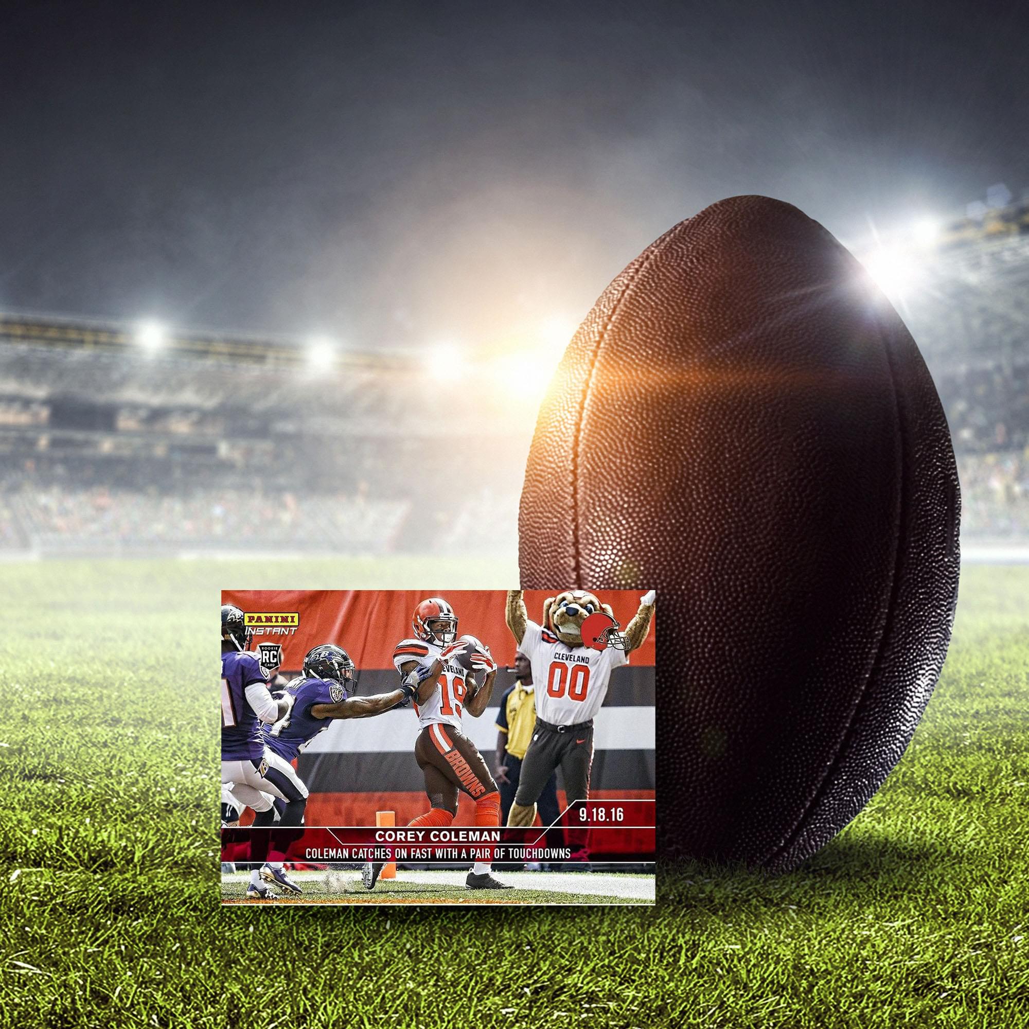 NFL Cleveland Browns Corey Coleman #34A 2016 Panini Instant Base Card