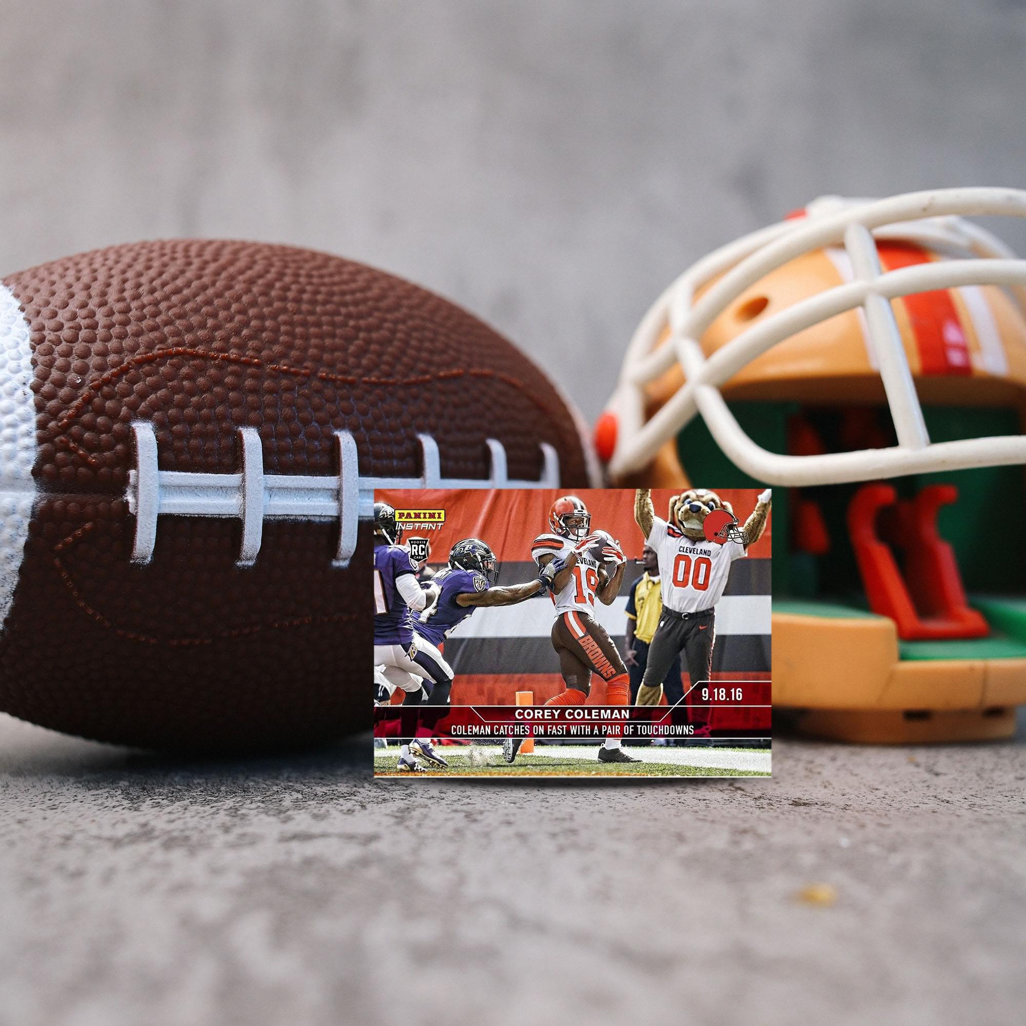 NFL Cleveland Browns Corey Coleman #34A 2016 Panini Instant Base Card