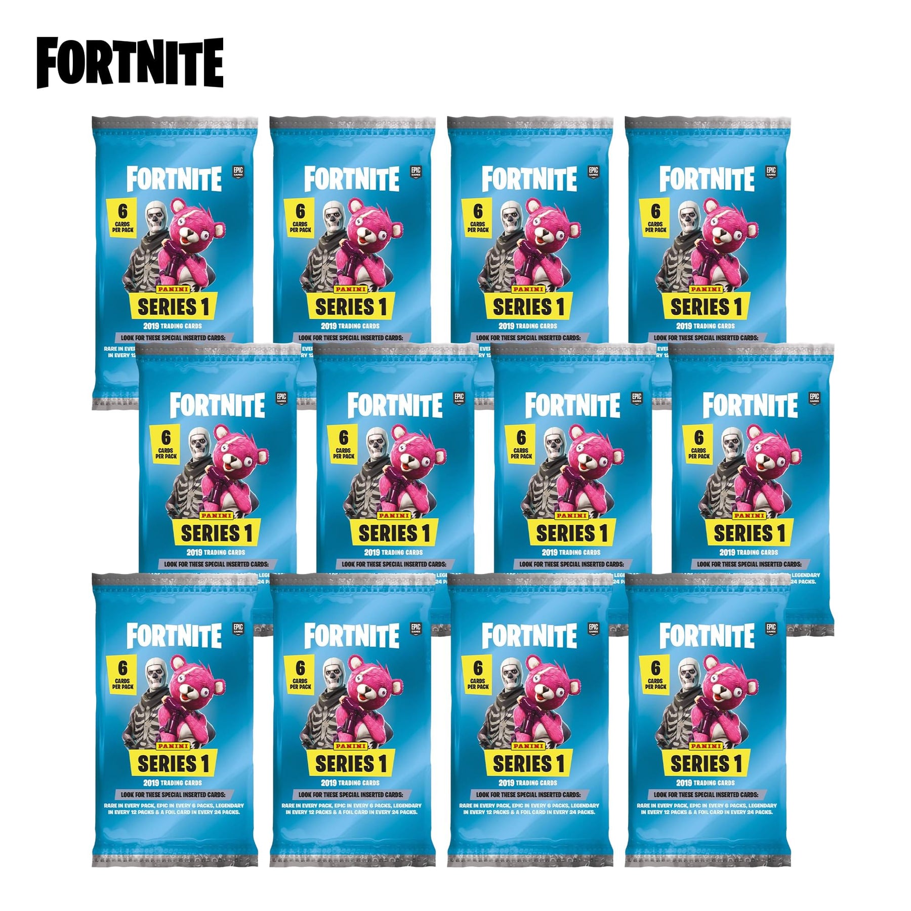 Fortnite Panini Series 1 (English Printed In Italy) Mega Box