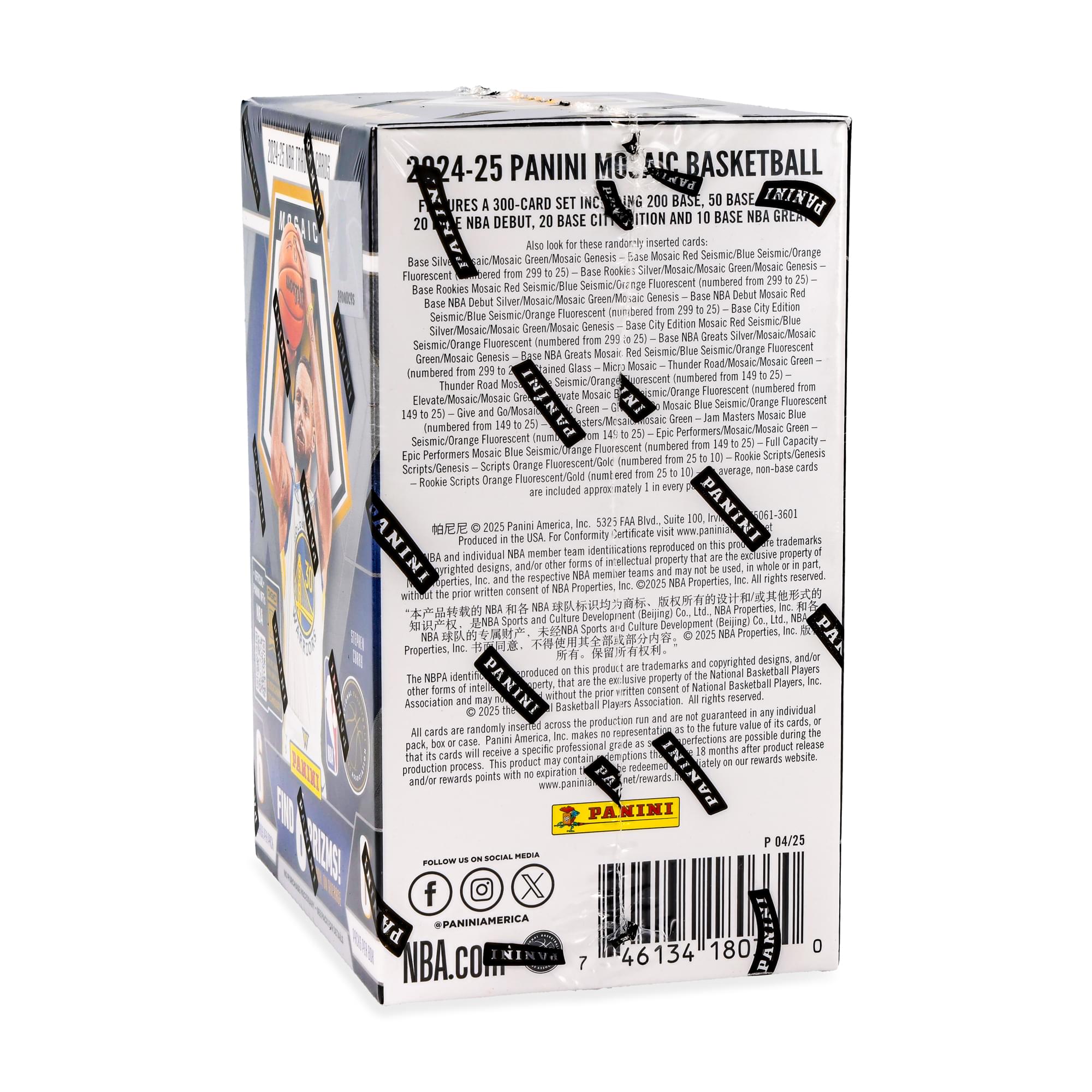 NBA 2025 Panini Mosaic Blaster Box | 6 Packs