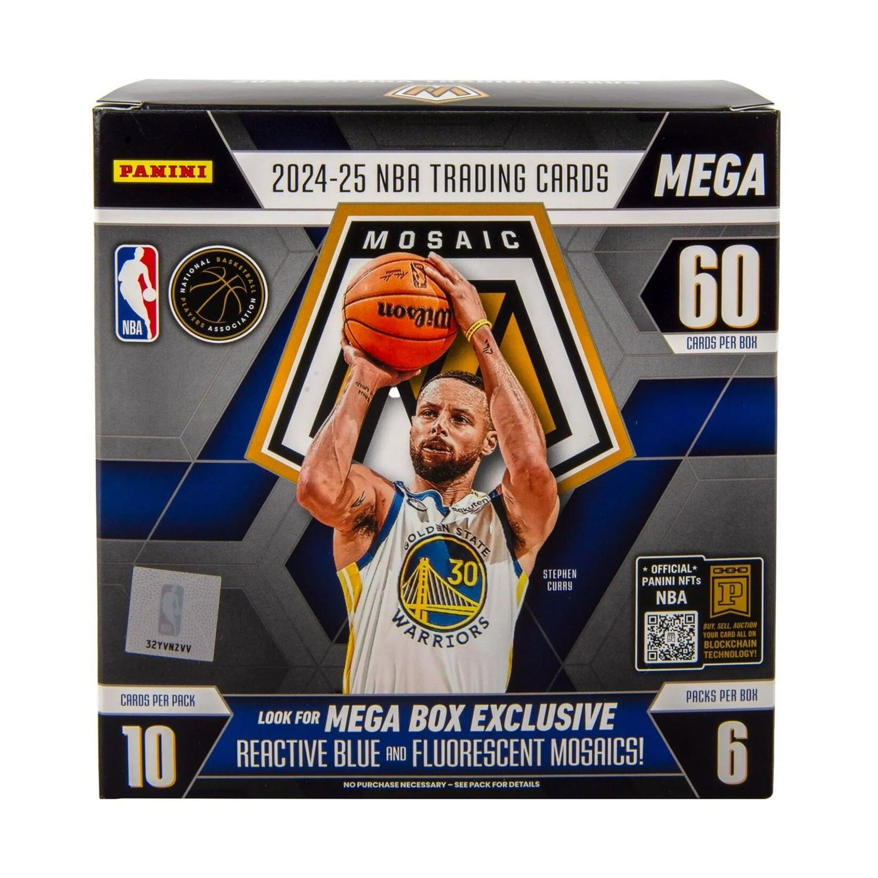 NBA 2025 Panini Mosaic Basketball Mega Box | 6 Packs