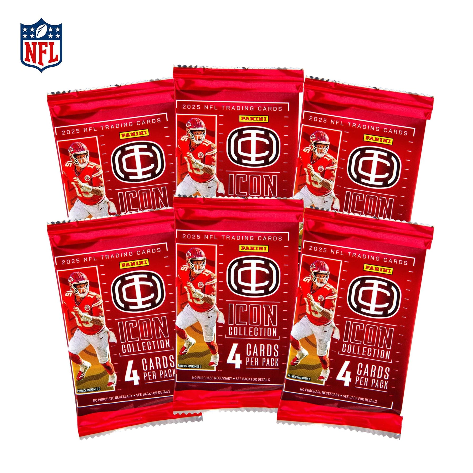NFL 2025 Panini Mahomes Icon Collection Blaster Box | 6 Packs