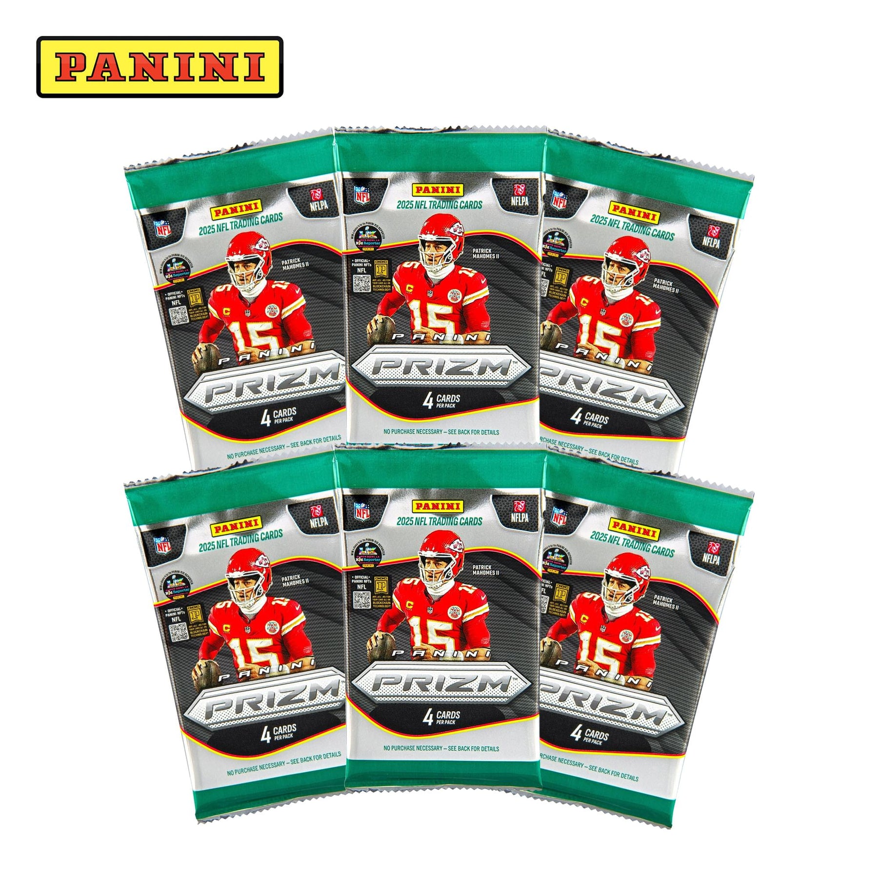NFL 2025 Panini Prizm Football Blaster Box | 6 Packs