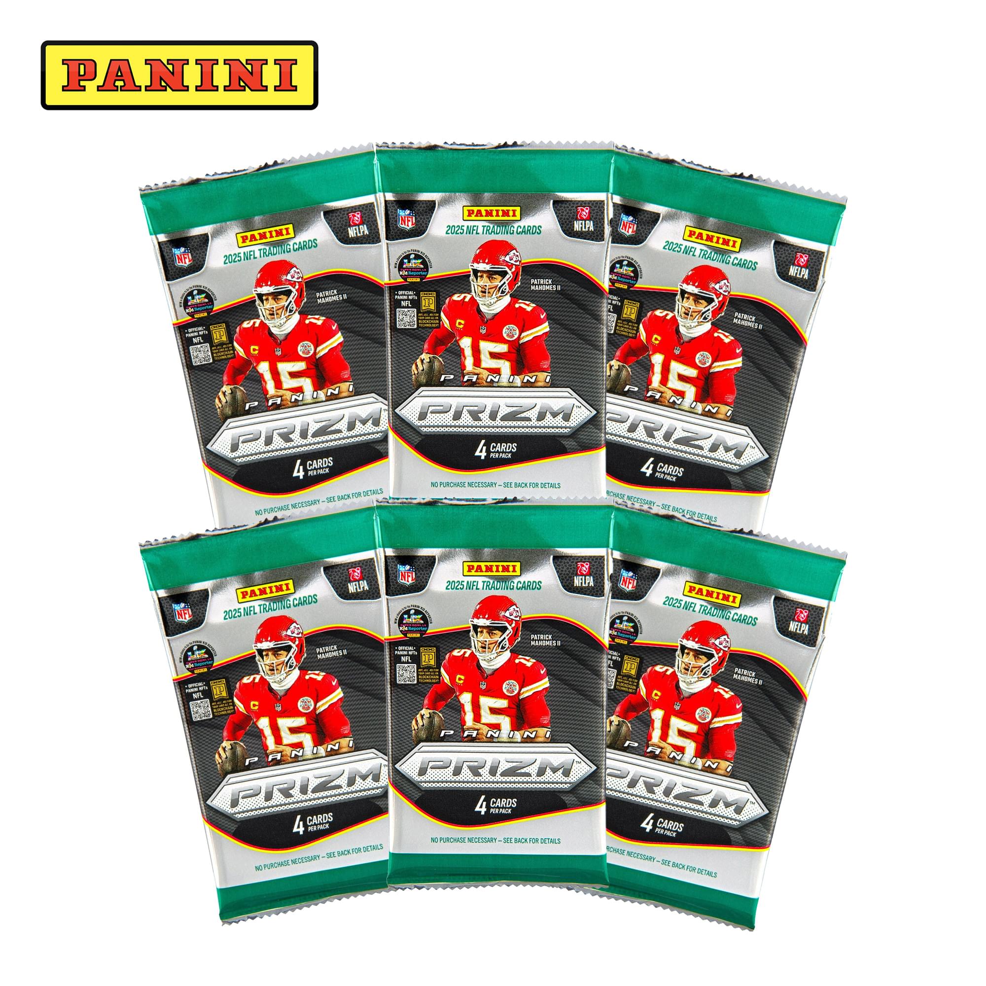 NFL 2025 Panini Prizm Football Blaster Box | 6 Packs