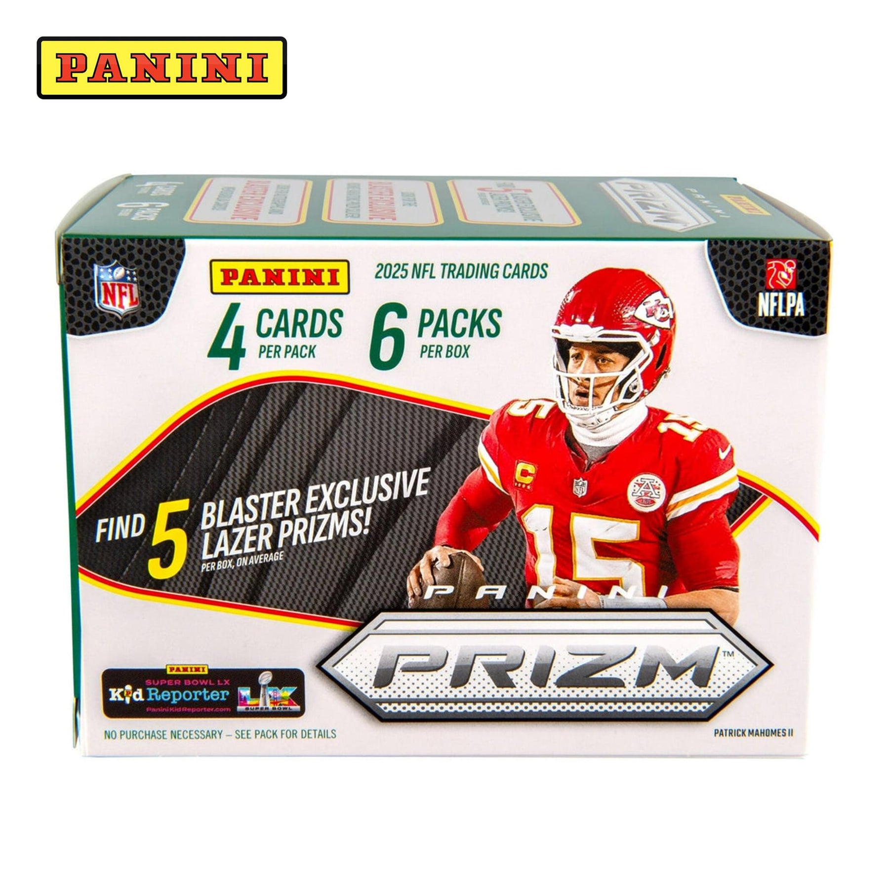 NFL 2025 Panini Prizm Football Blaster Box | 6 Packs