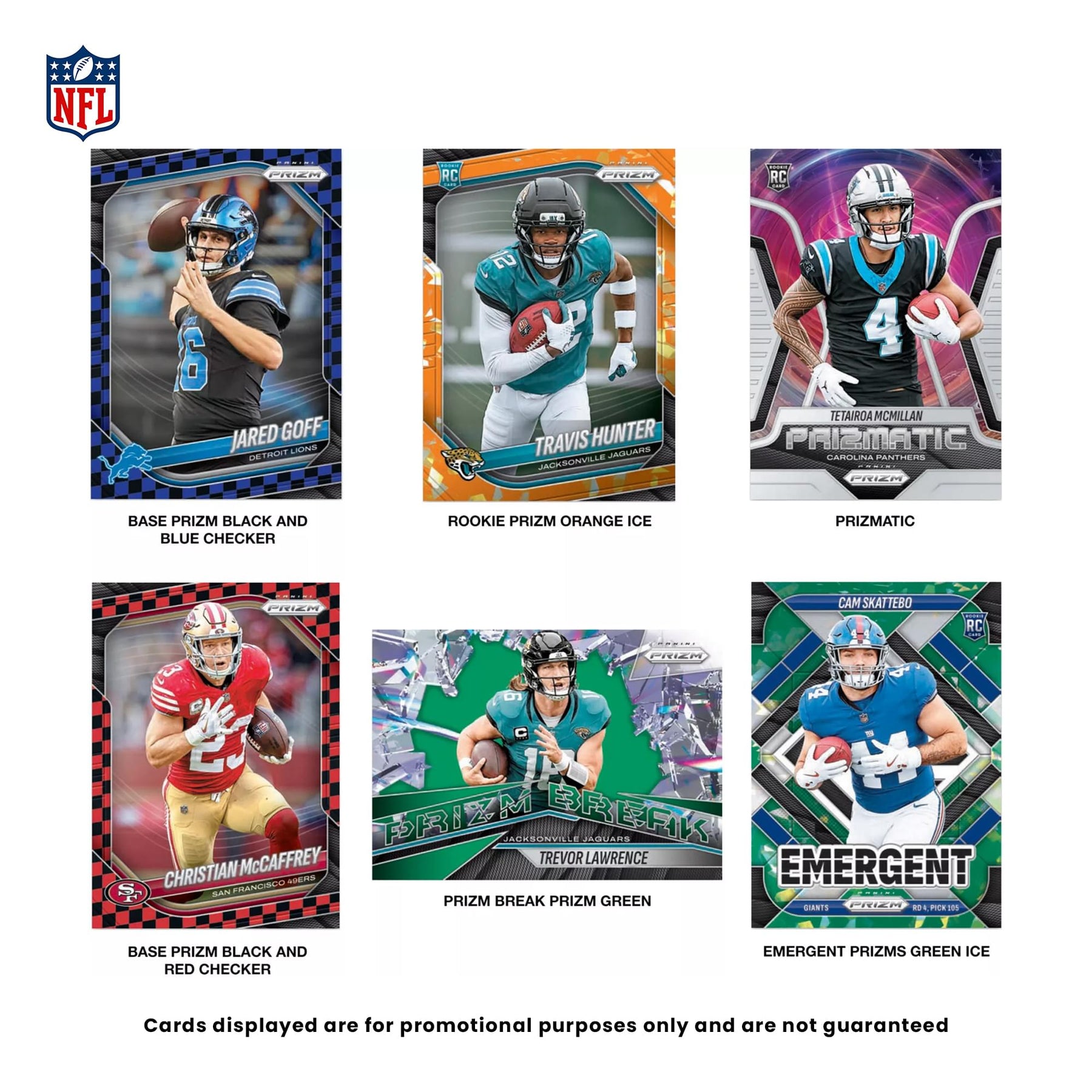 NFL 2025 Panini Prizm Fat Pack Trading Card Box | 12 Packs
