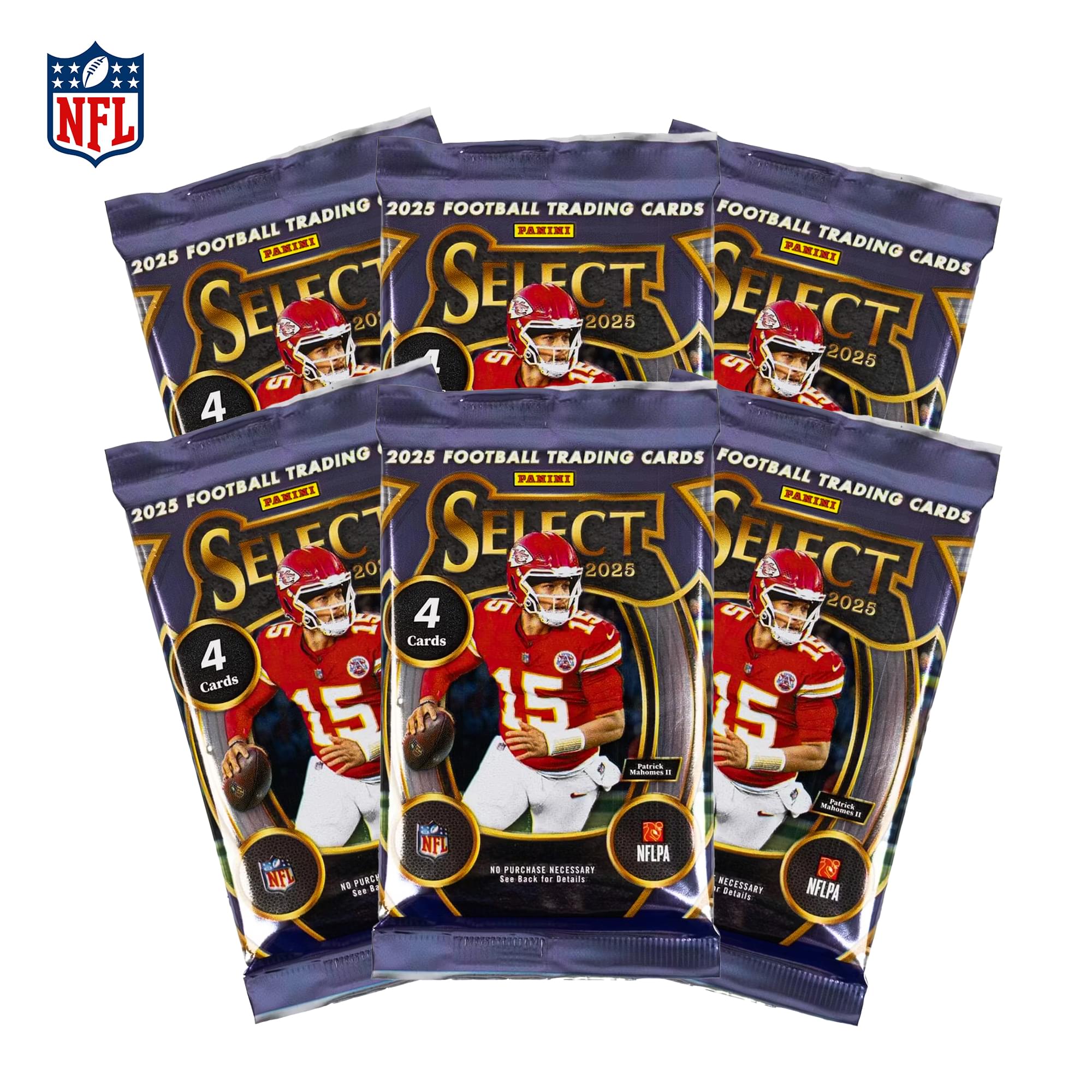 NFL 2025 Panini Select Football Sealed Blaster Box | 6 Packs