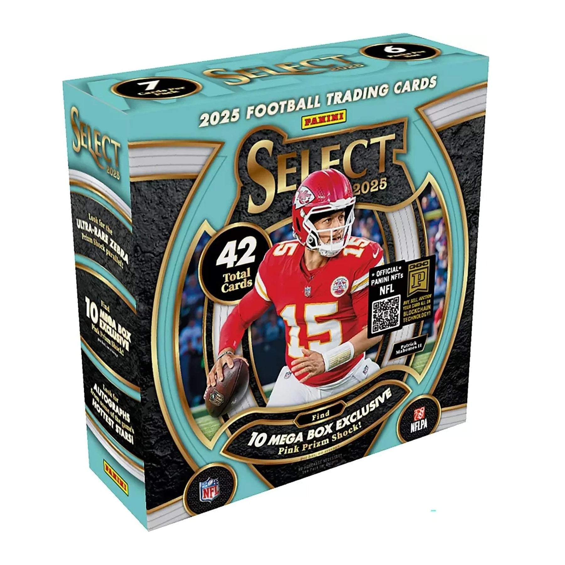 NFL 2025 Panini Select Football Mega Box | 6 Packs