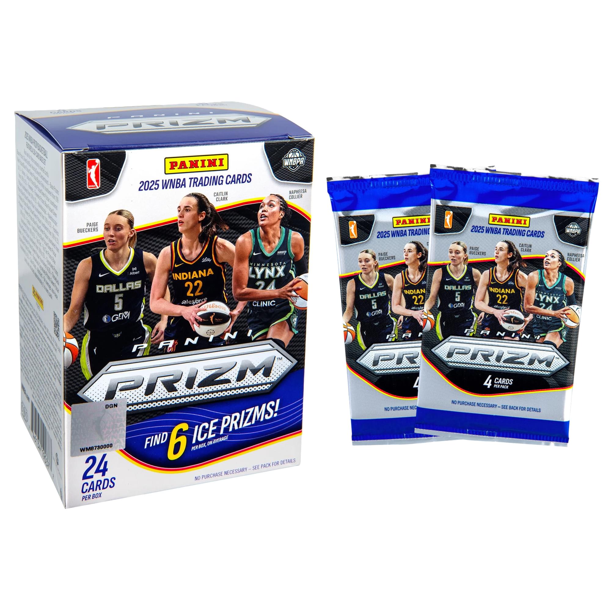 WNBA 2025 Panini Prizm Basketball Blaster Box | 6 Packs