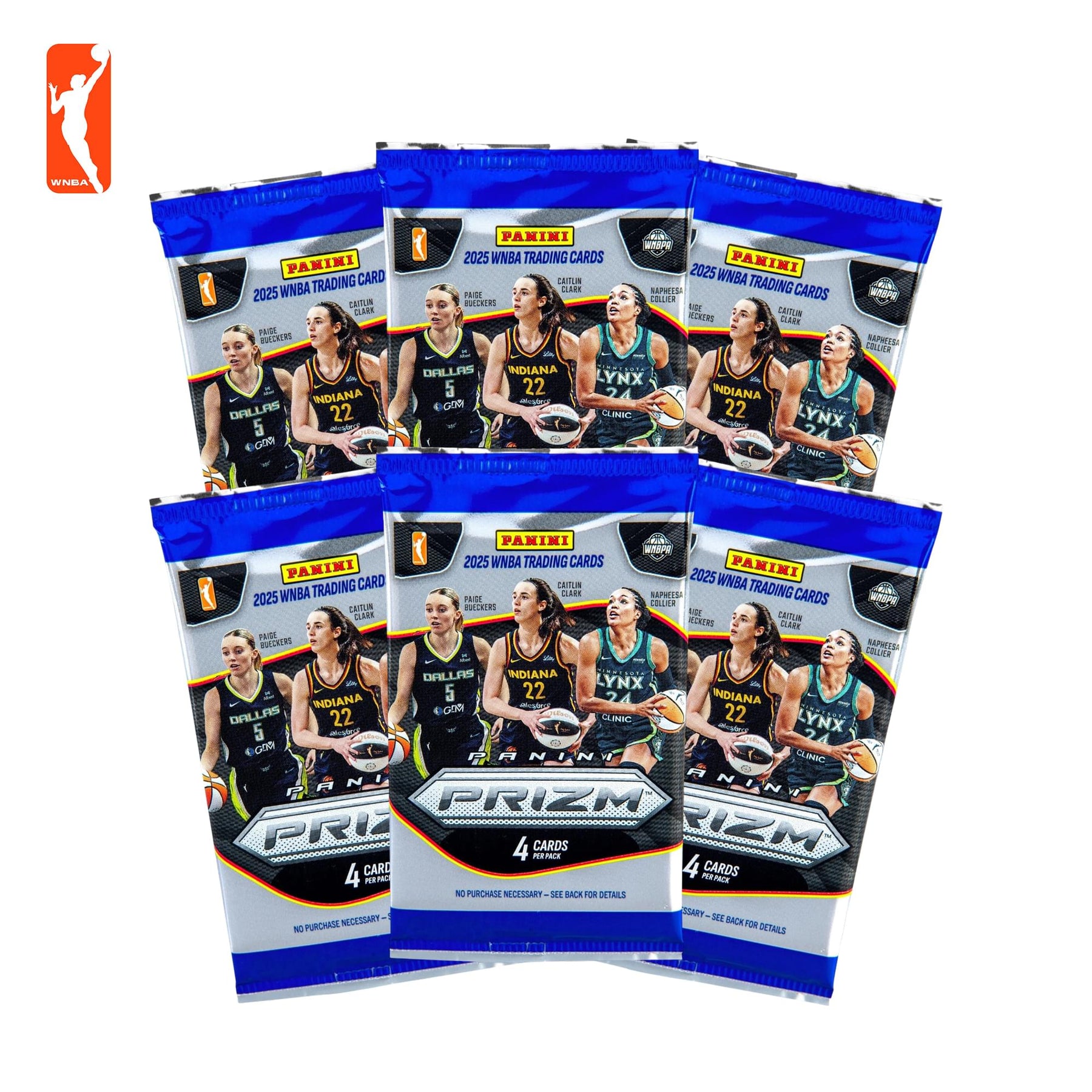 WNBA 2025 Panini Prizm Basketball Blaster Box | 6 Packs