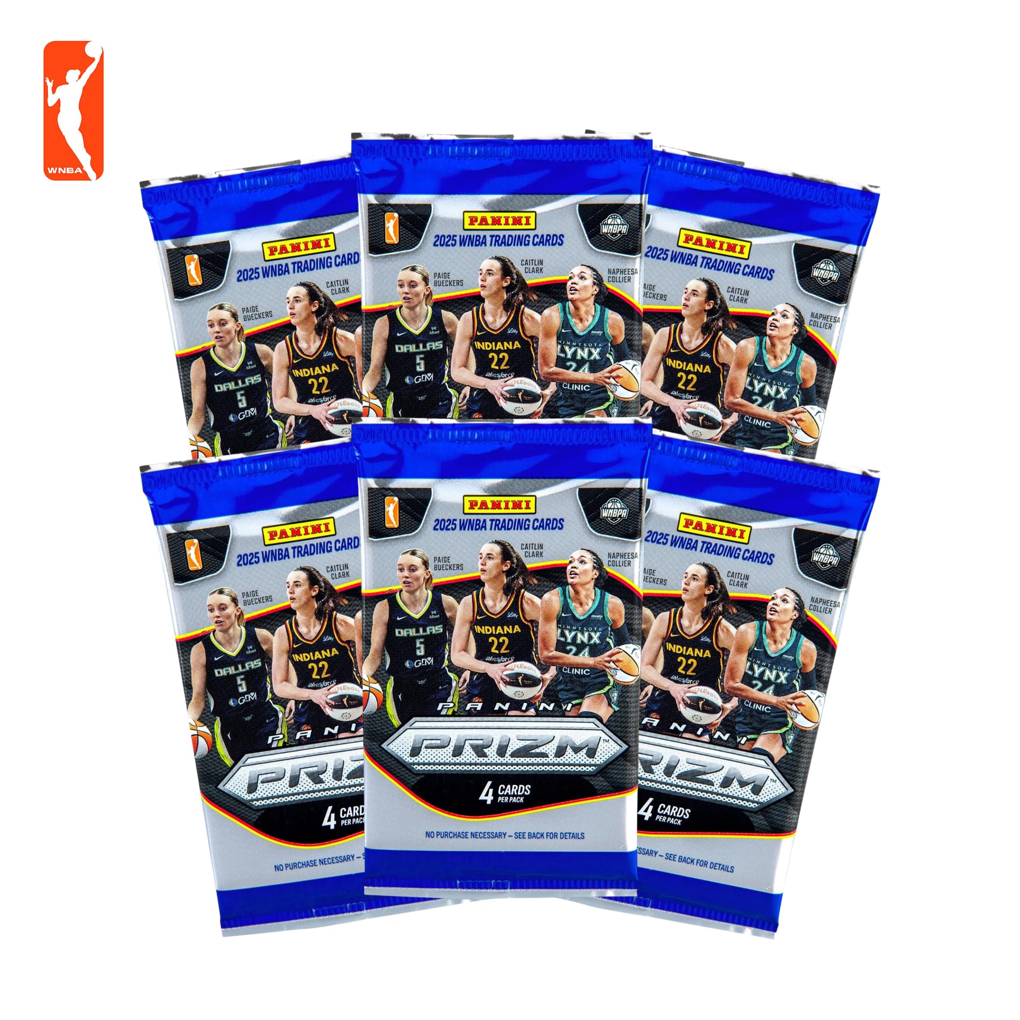 WNBA 2025 Panini Prizm Basketball Blaster Box | 6 Packs