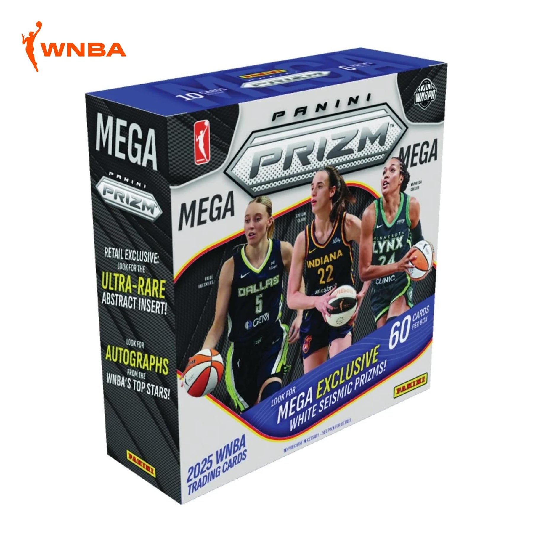 WNBA 2025 Panini Prizm Basketball Mega Box | 6 Packs