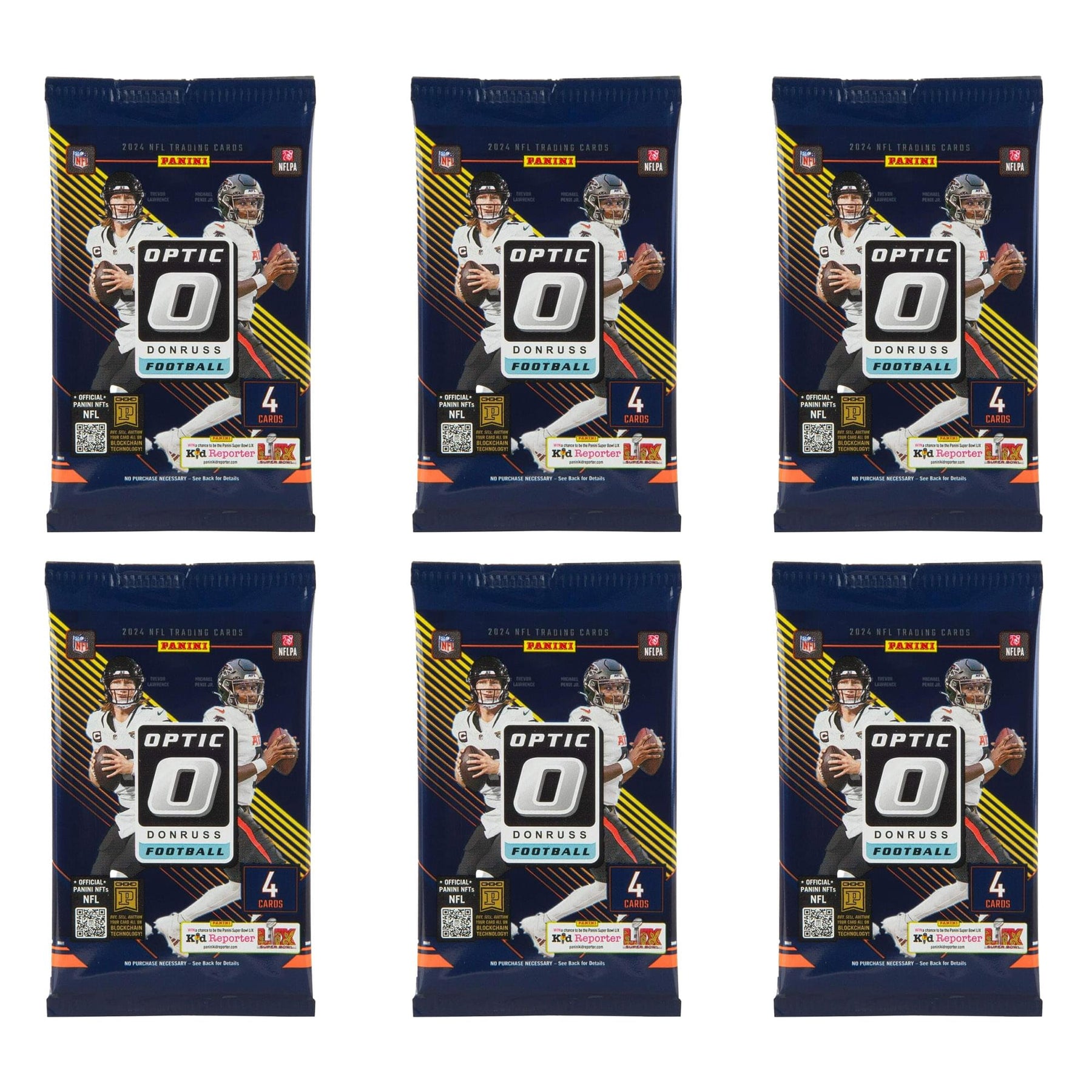 NFL 2024 Donruss Optic Blaster Box | 6 Packs