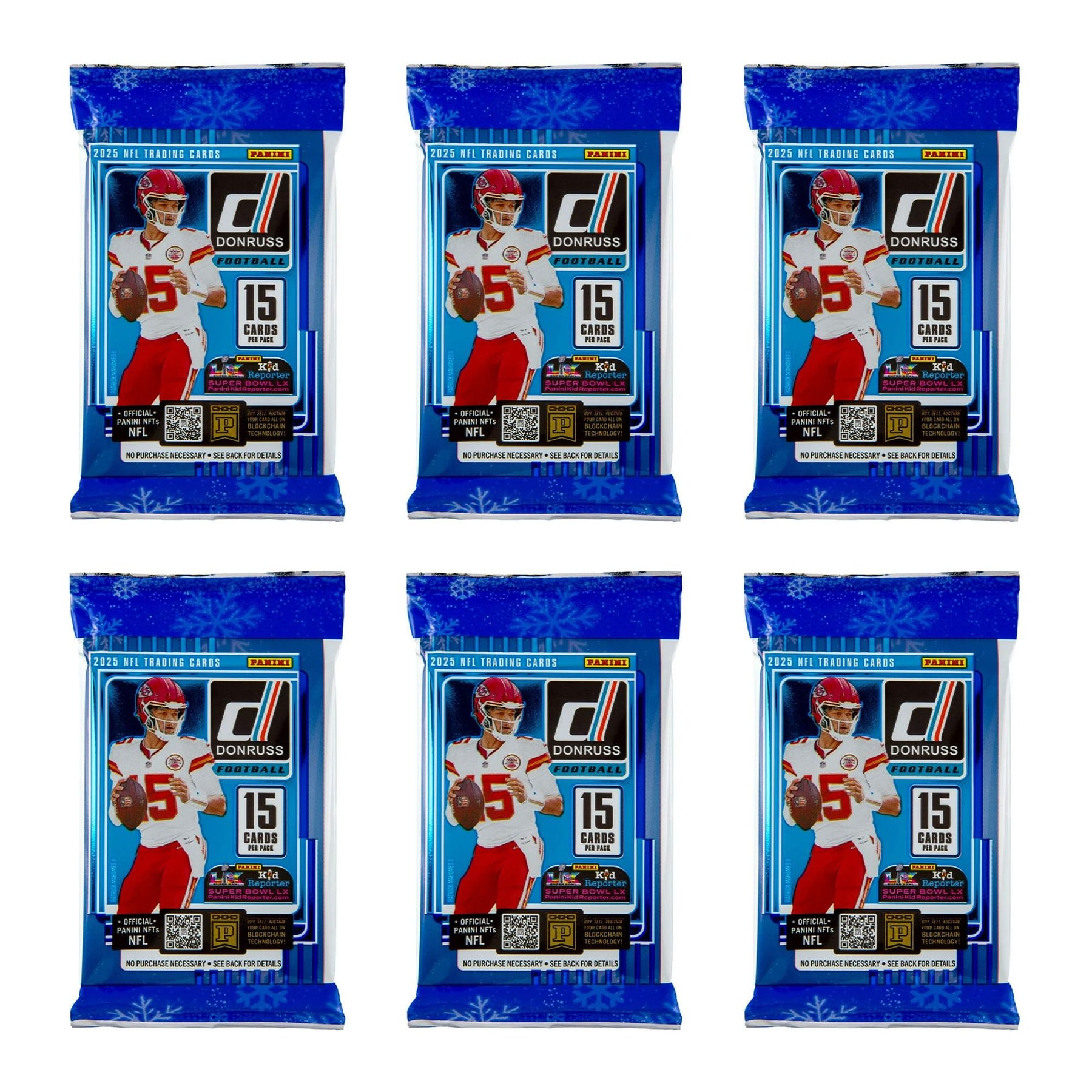 NFL Panini 2025 Donruss Football Blaster Box | 6 Pack