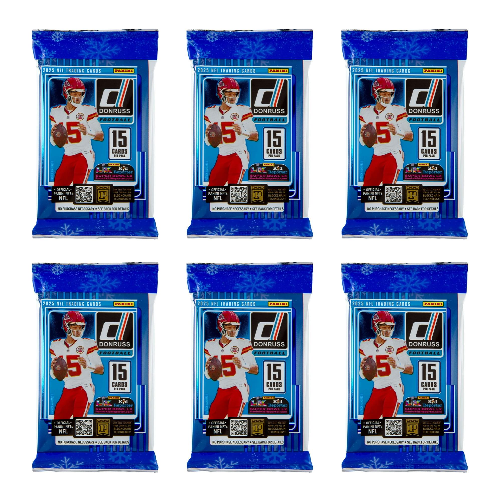 NFL Panini 2025 Donruss Football Blaster Box | 6 Pack