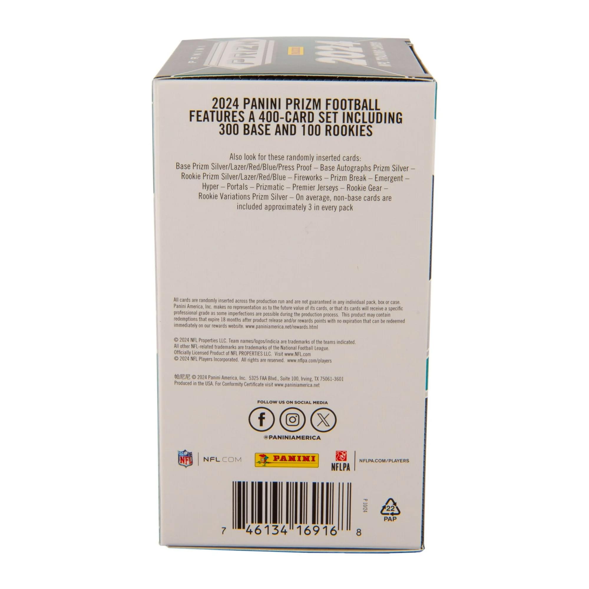 NFL 2024 Panini Prizm Football Blaster Box | 24 Cards