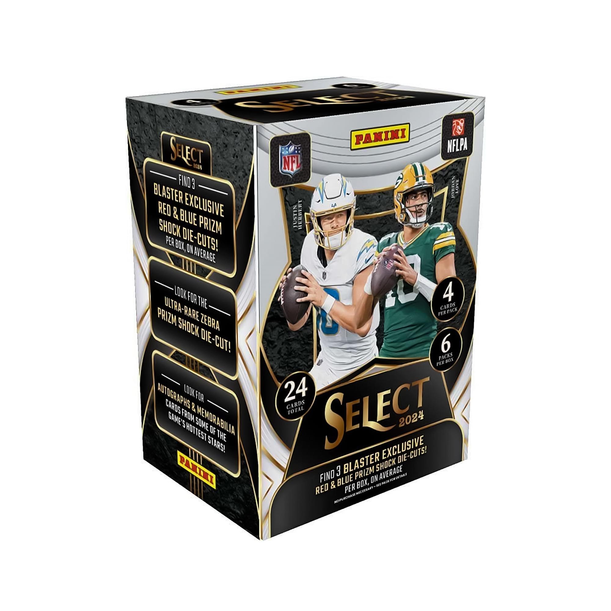 NFL 2024 Panini Select Football Blaster Box | 6 Packs