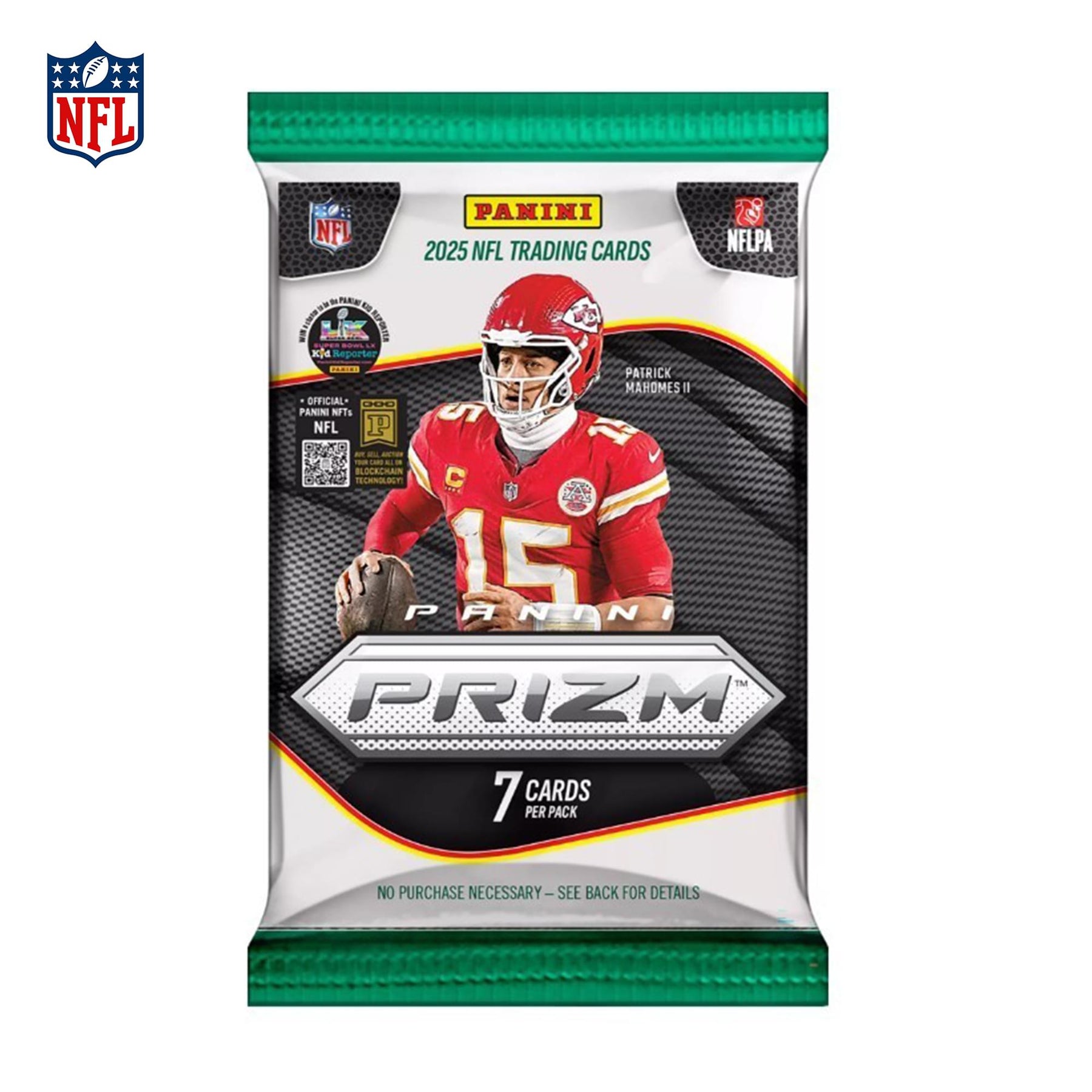 NFL 2025 Panini Prizim Football Sealed Mega Box | 6 Packs