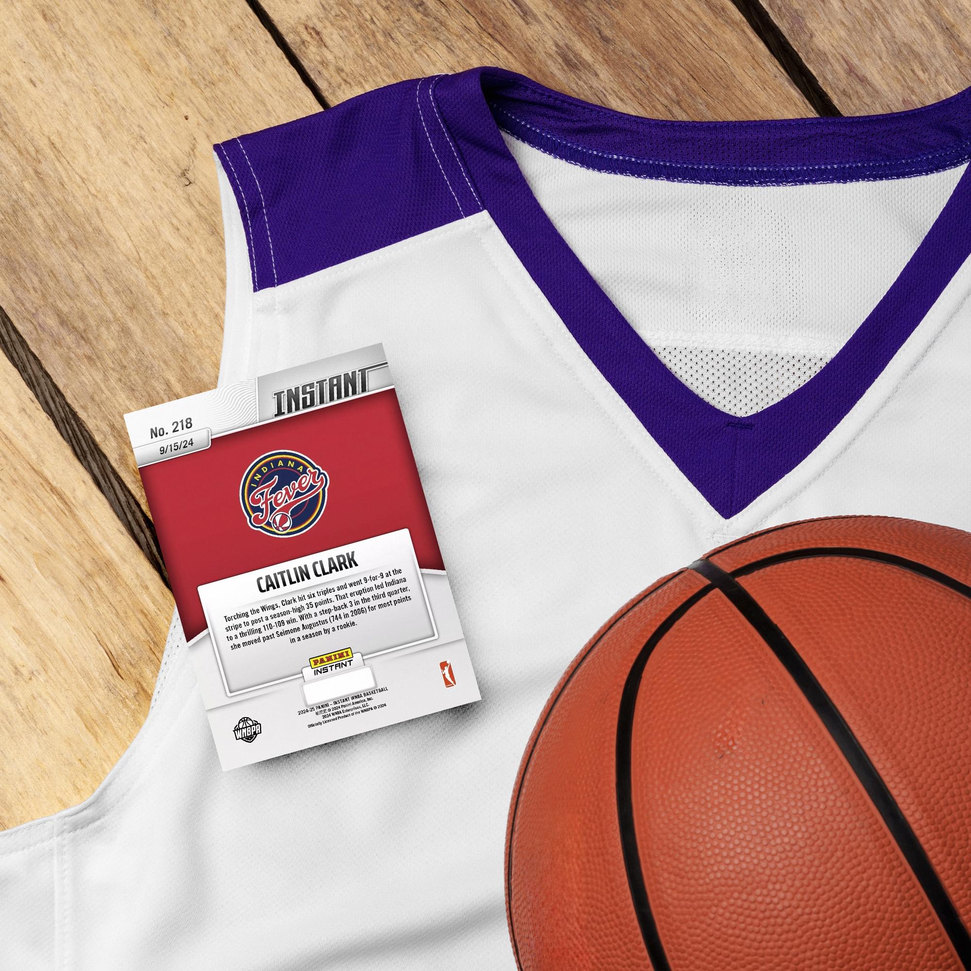 WNBA 2024 Panini Instant Base Card | #218 Caitlin Clark